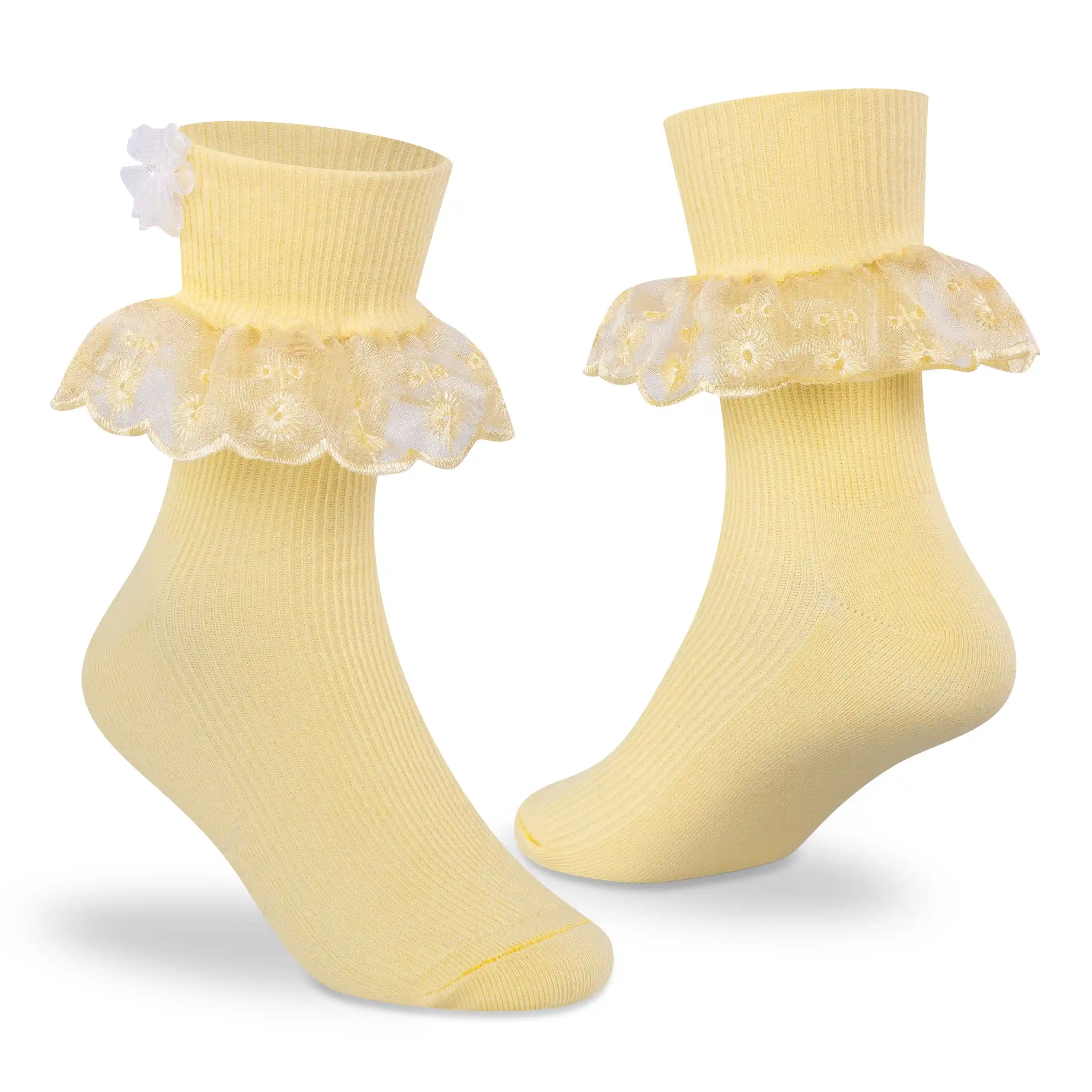 Frill Ankle Socks - Girls (Pack of 3) - Image 3