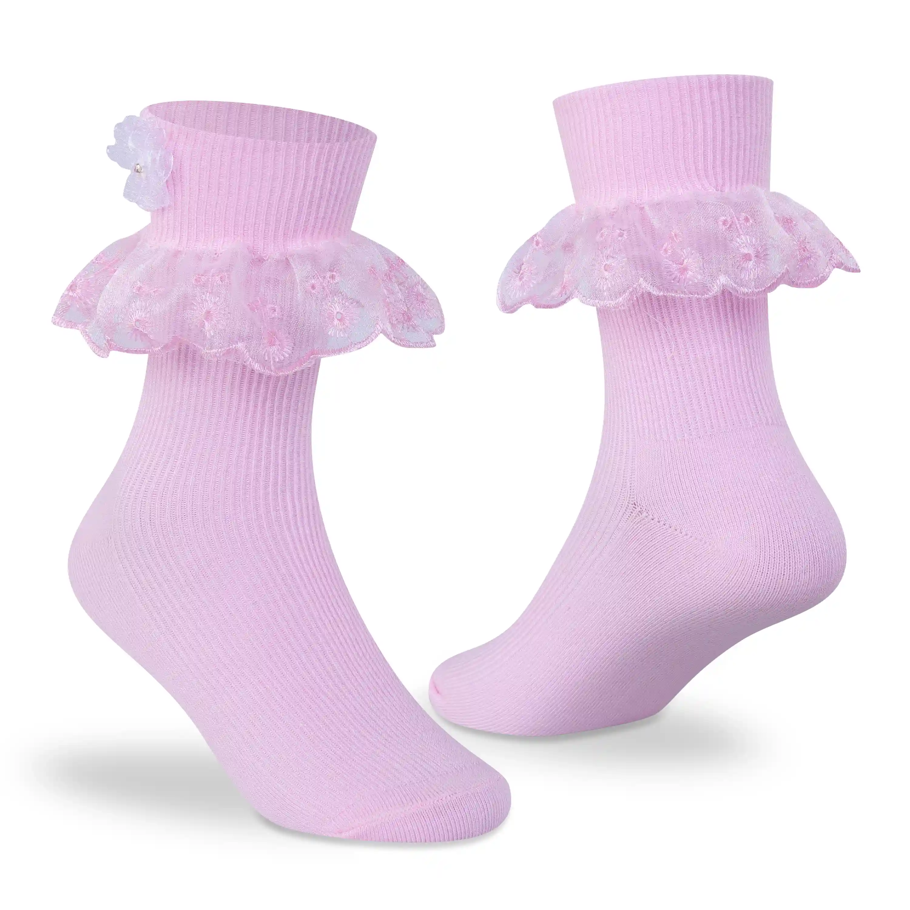 Frill Ankle Socks - Girls (Pack of 3) - Image 5