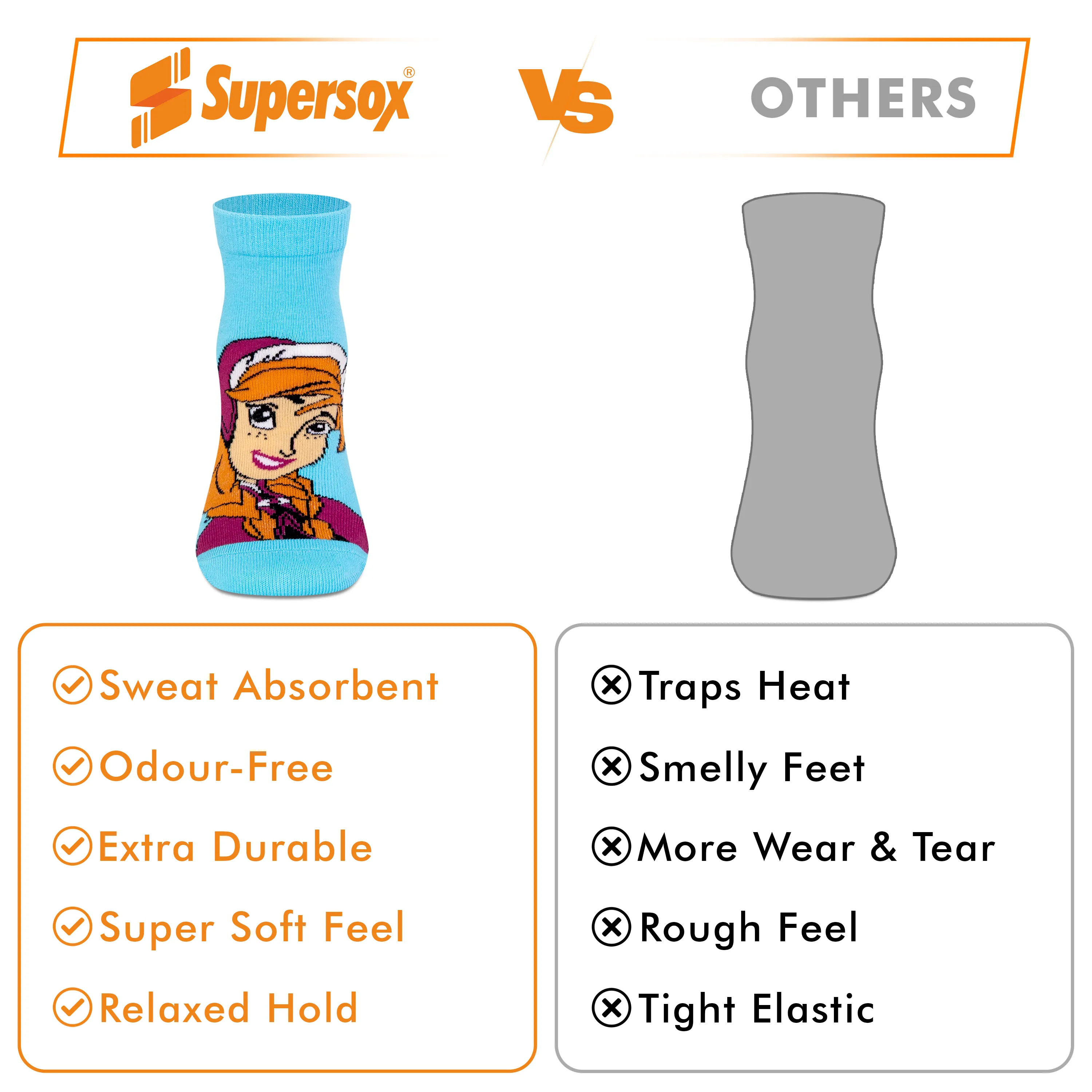 Disney Frozen Ankle Socks - Girls (Pack of 3) - Image 7