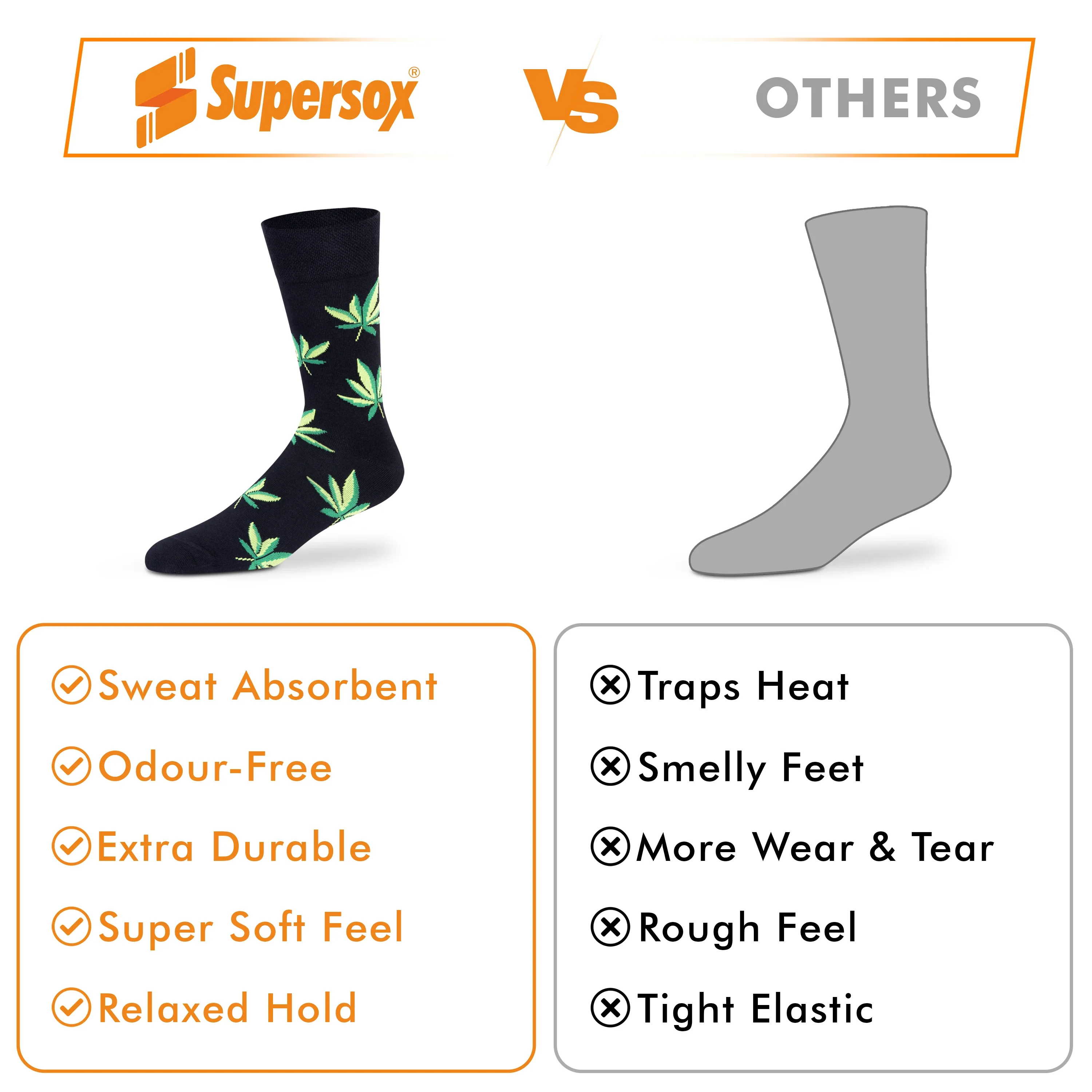 Funky Crew Socks - Unisex (Pack of 3) - Image 7