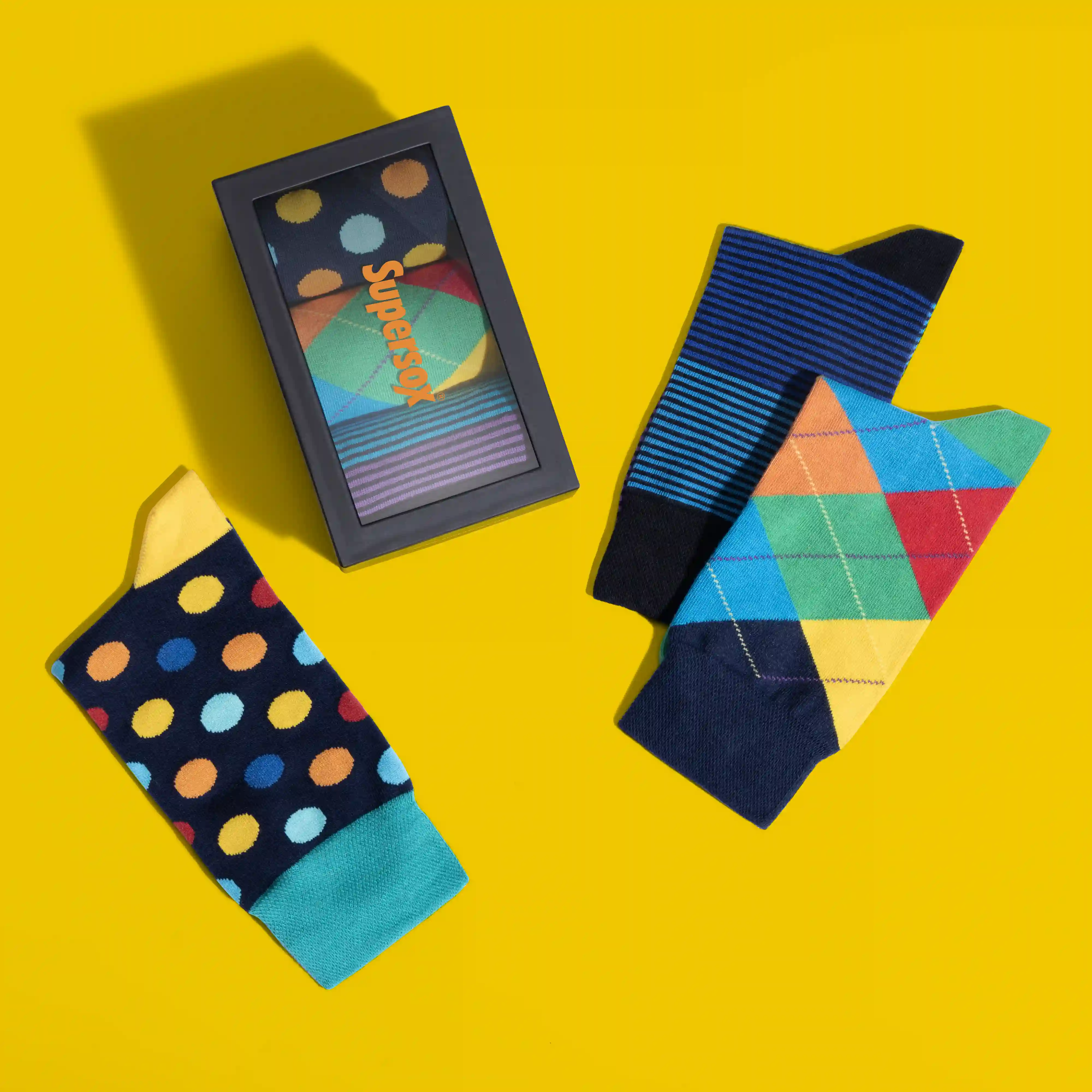 Funky Crew Socks - Unisex (Pack of 3) - Image 6