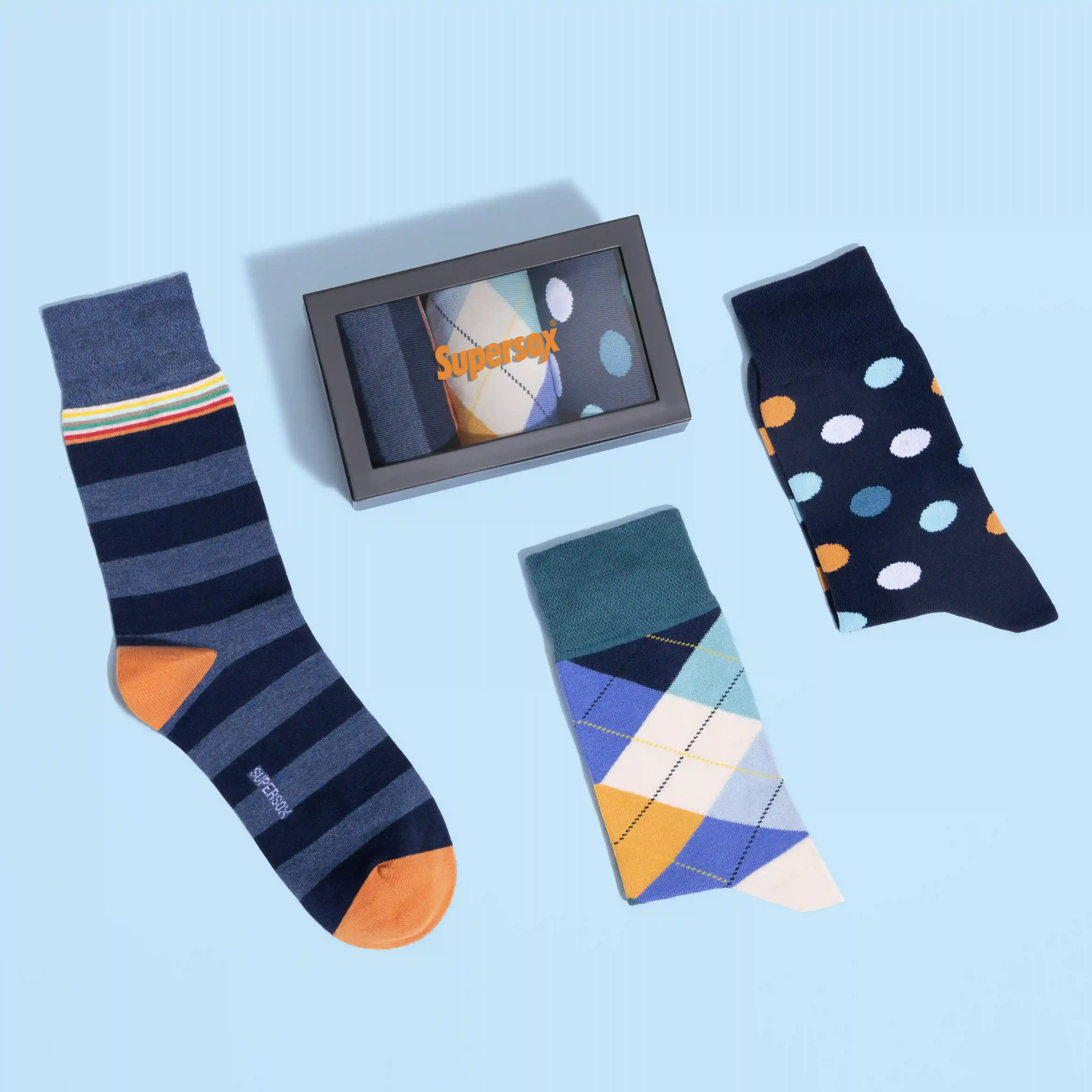 Funky Crew Socks - Unisex (Pack of 3) - Image 6