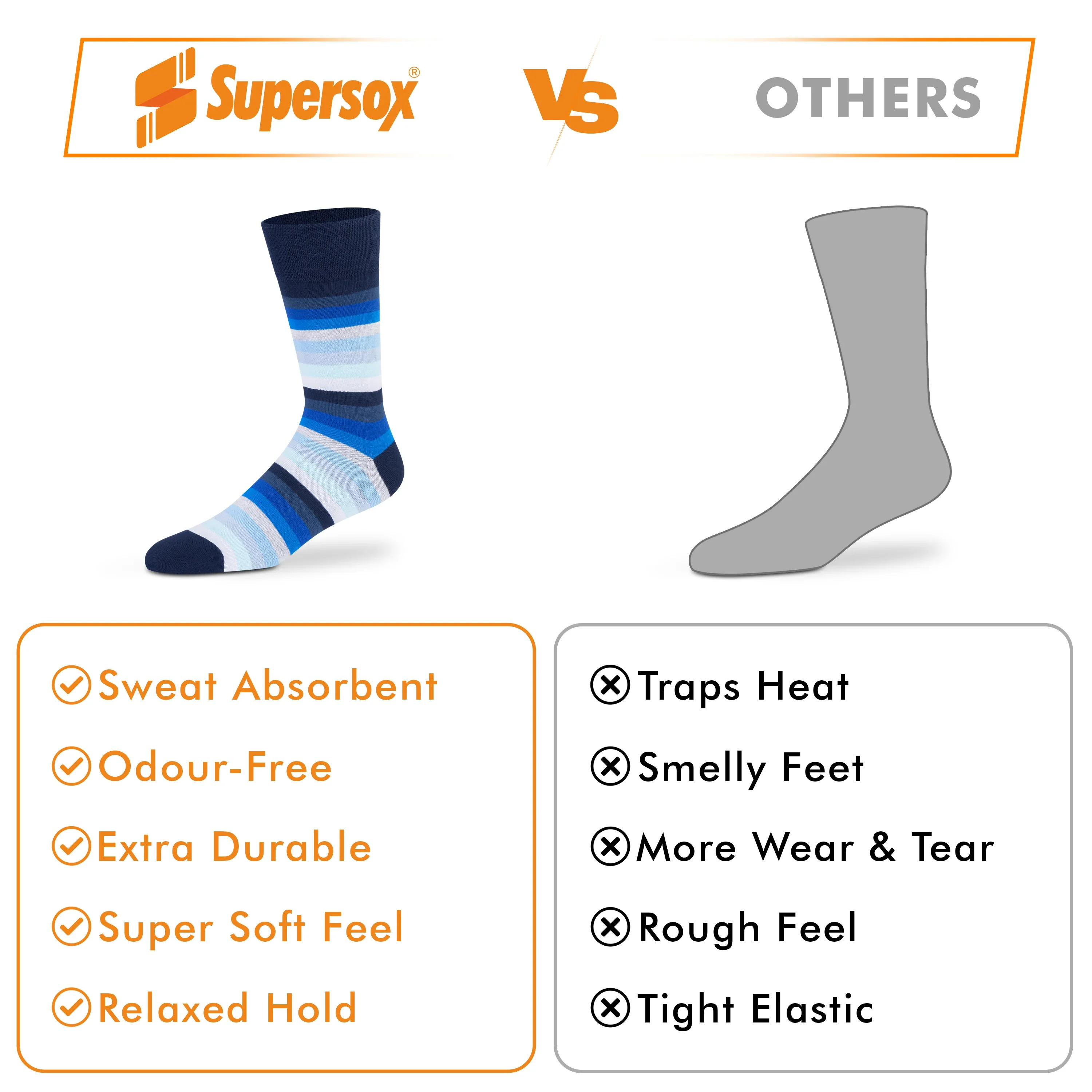 Funky Crew Socks - Unisex (Pack of 3) - Image 7