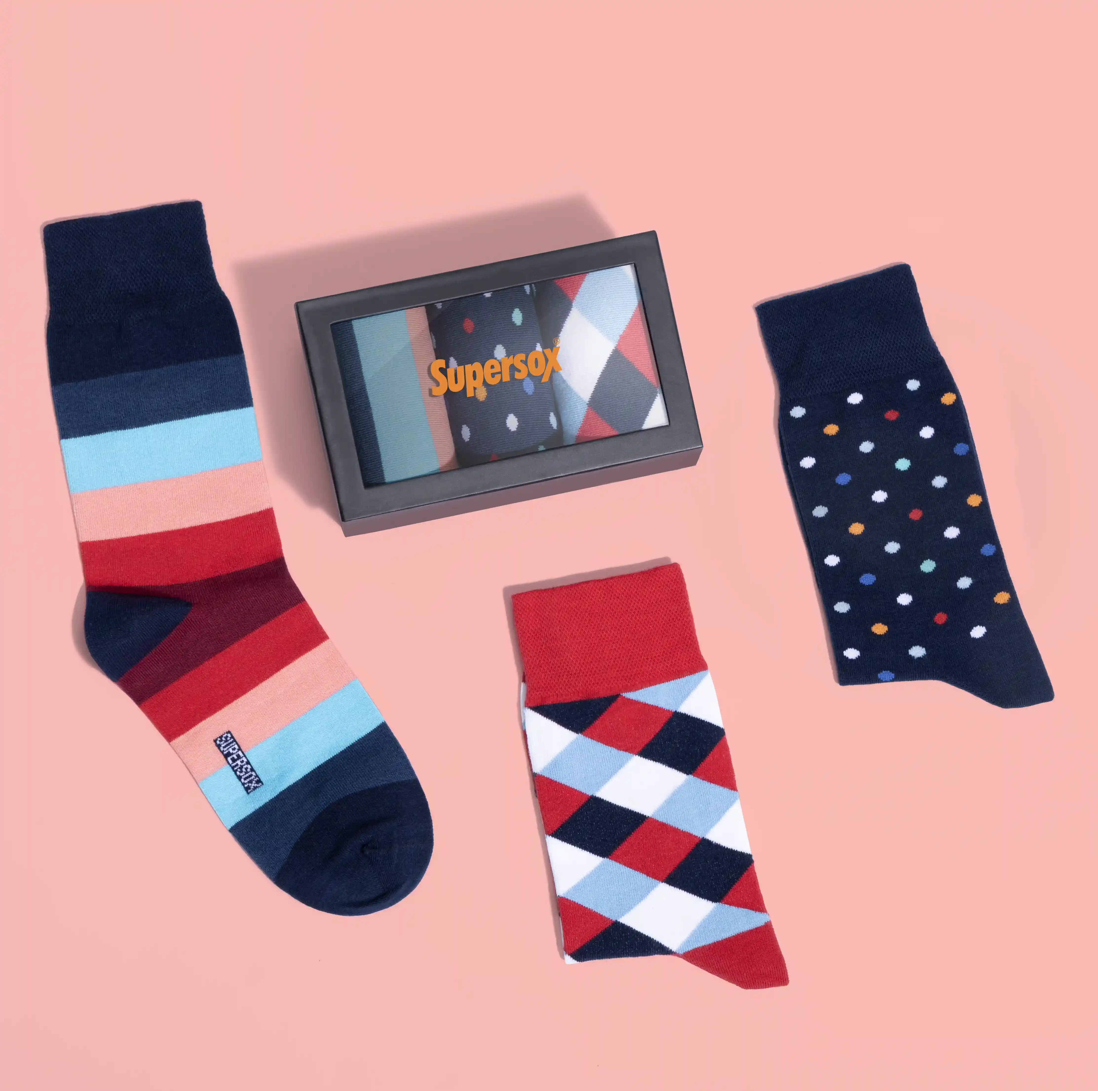 Funky Crew Socks - Unisex (Pack of 3) - Image 7