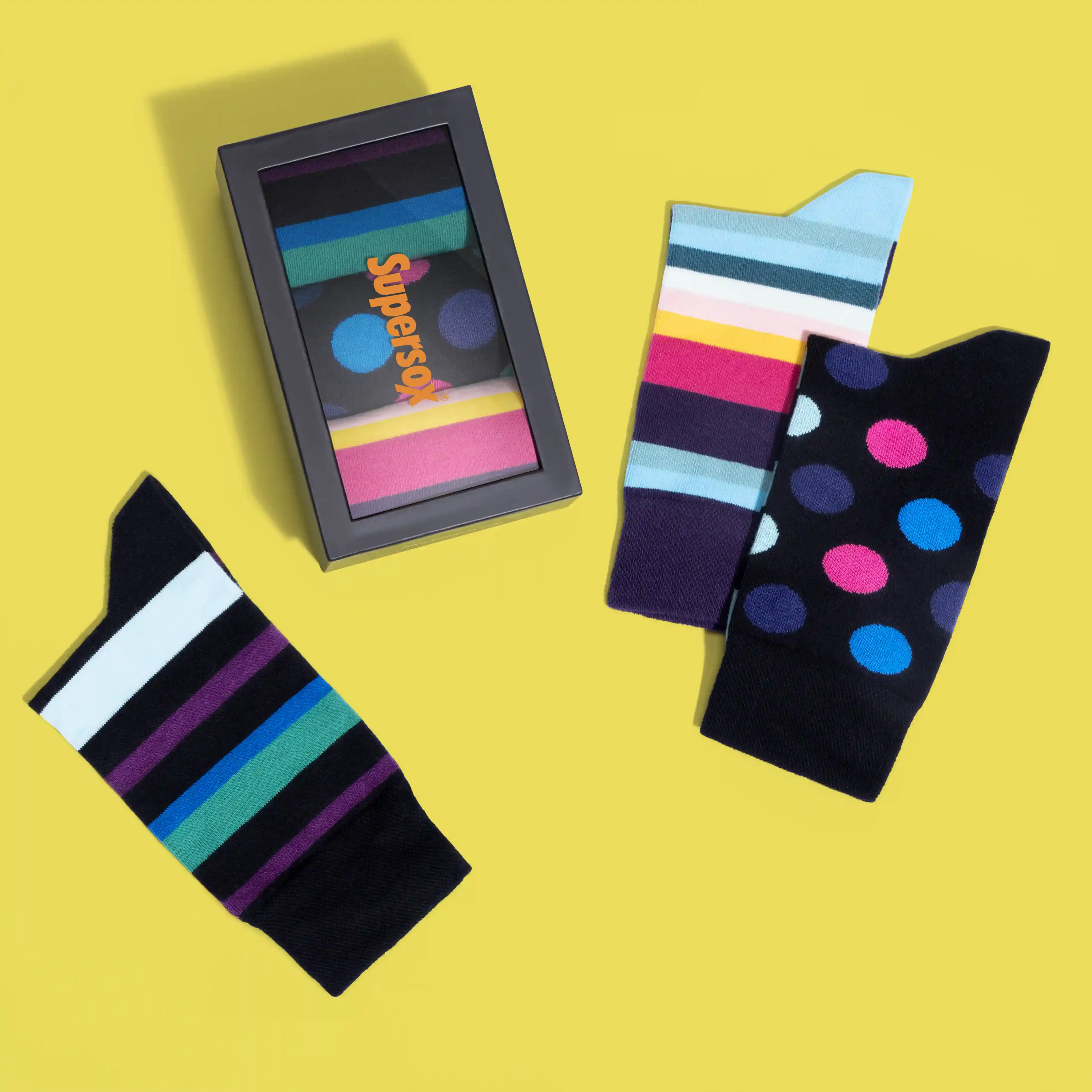 Funky Crew Socks - Unisex (Pack of 3) - Image 7