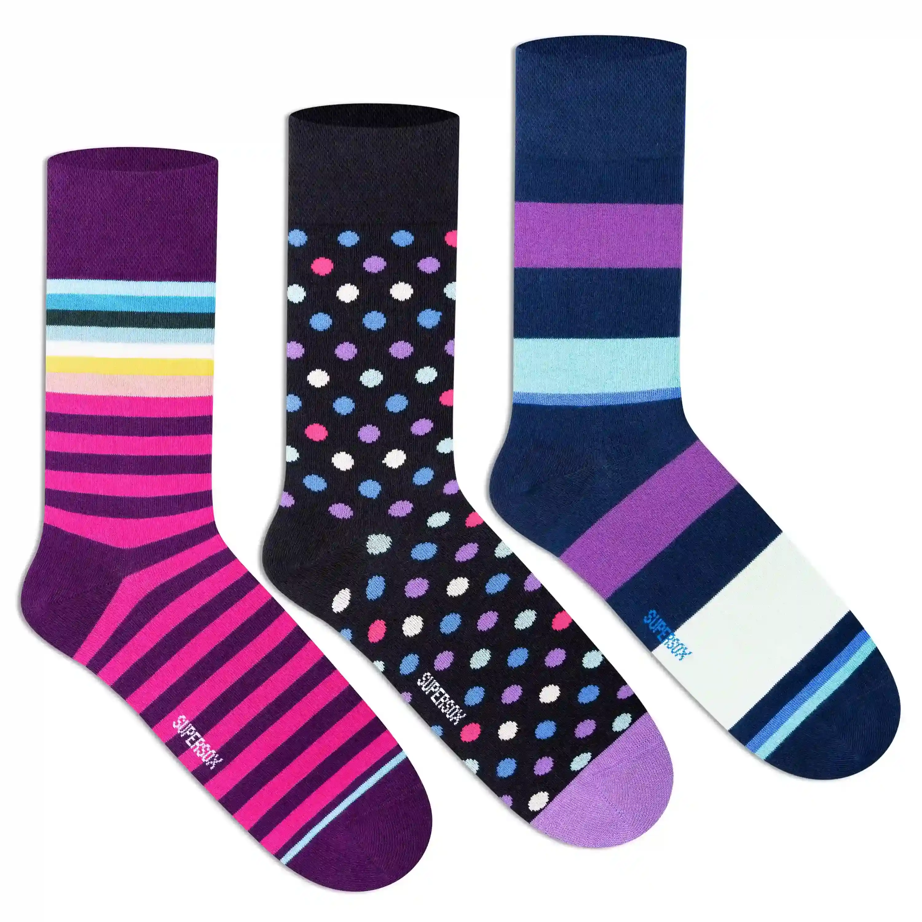 Funky Crew Socks - Unisex (Pack of 3) - Image 5