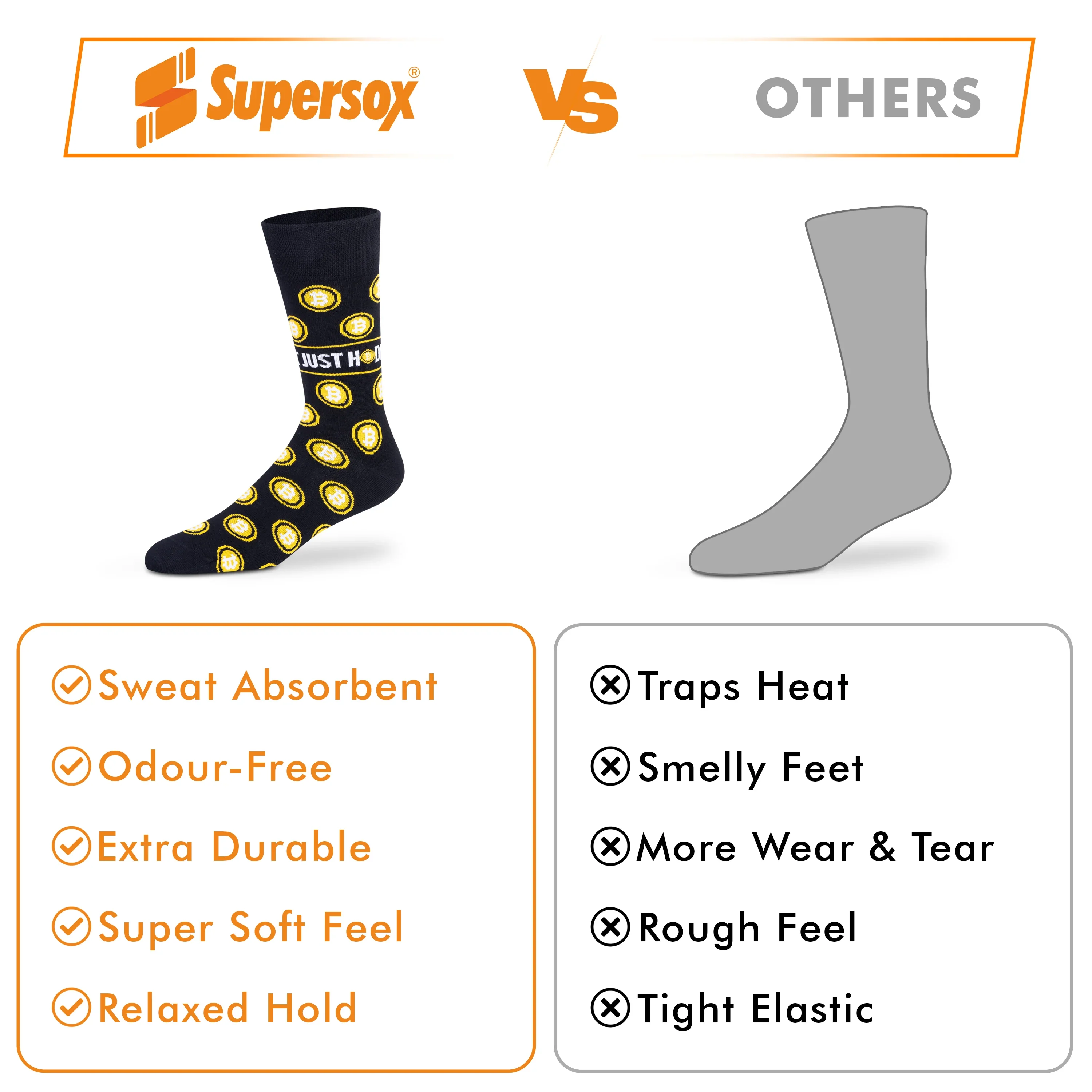 Funky Crew Socks - Unisex (Pack of 3) - Image 7