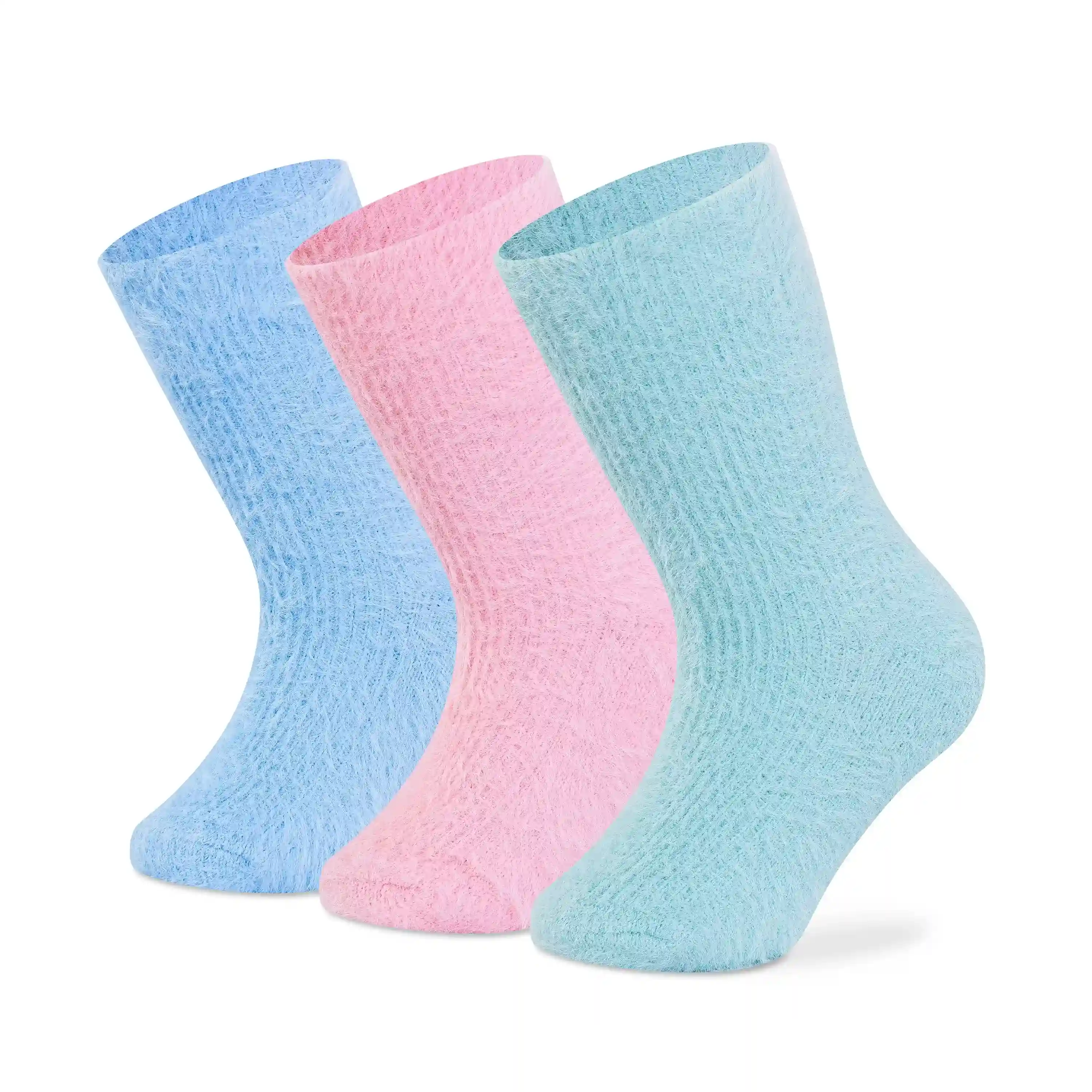 Fuzzy Socks - Girls (Pack of 3) - Image 3
