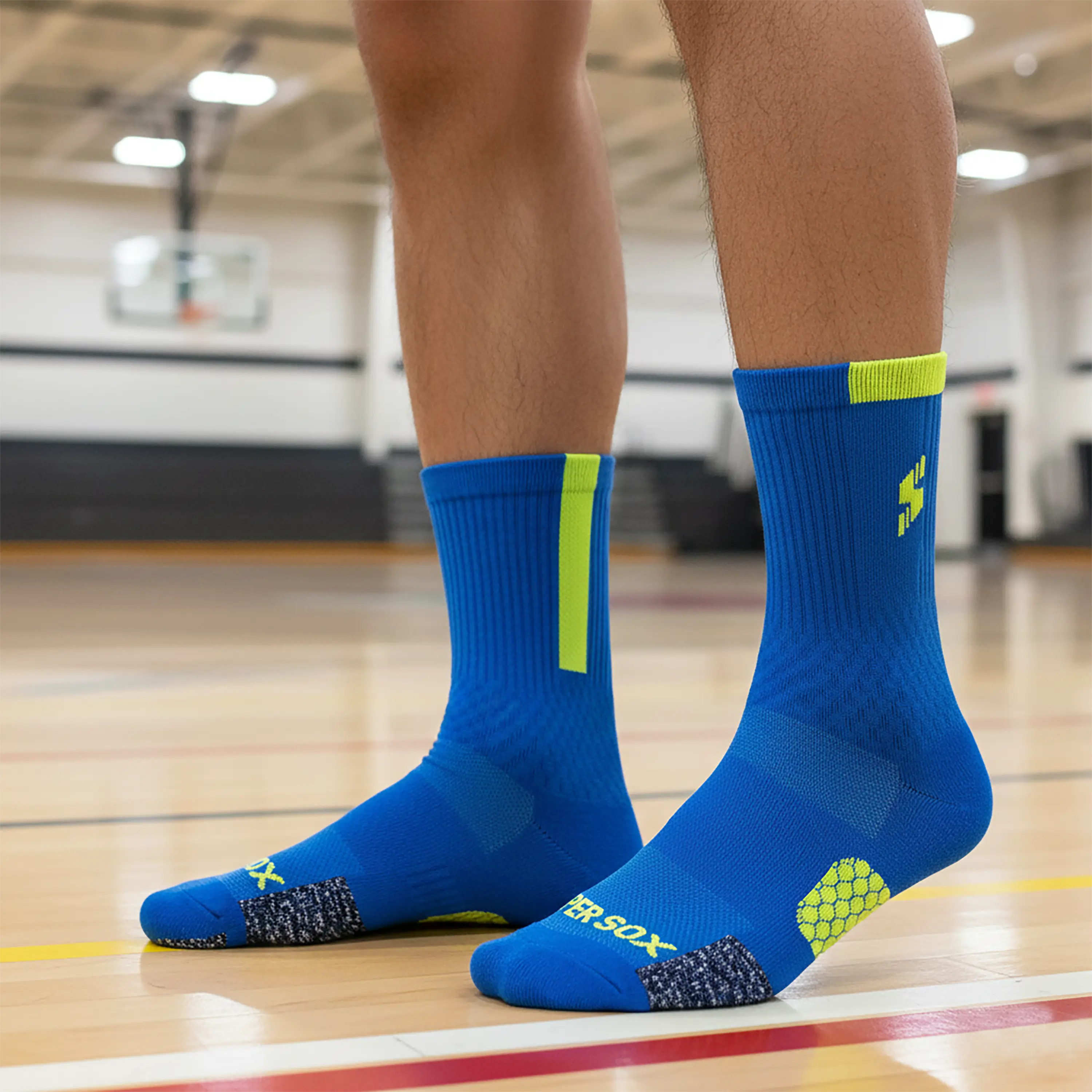 Ultra-Performance Court Socks (Padel / Pickleball / Tennis / Squash / Badminton) - Unisex (Pack of 1) - Image 3