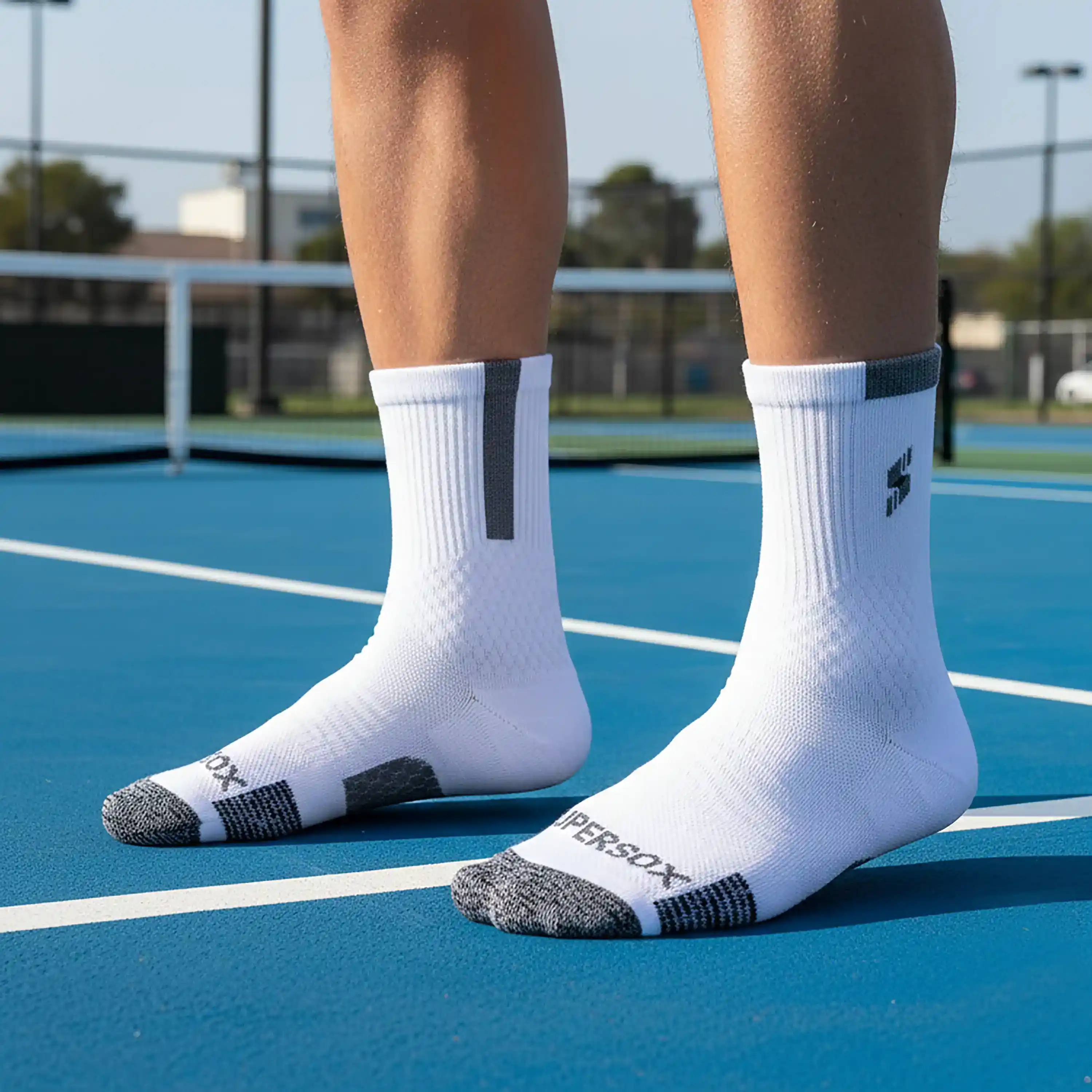 Ultra-Performance Court Socks (Padel / Pickleball / Tennis / Squash / Badminton) - Unisex (Pack of 1) - Image 31