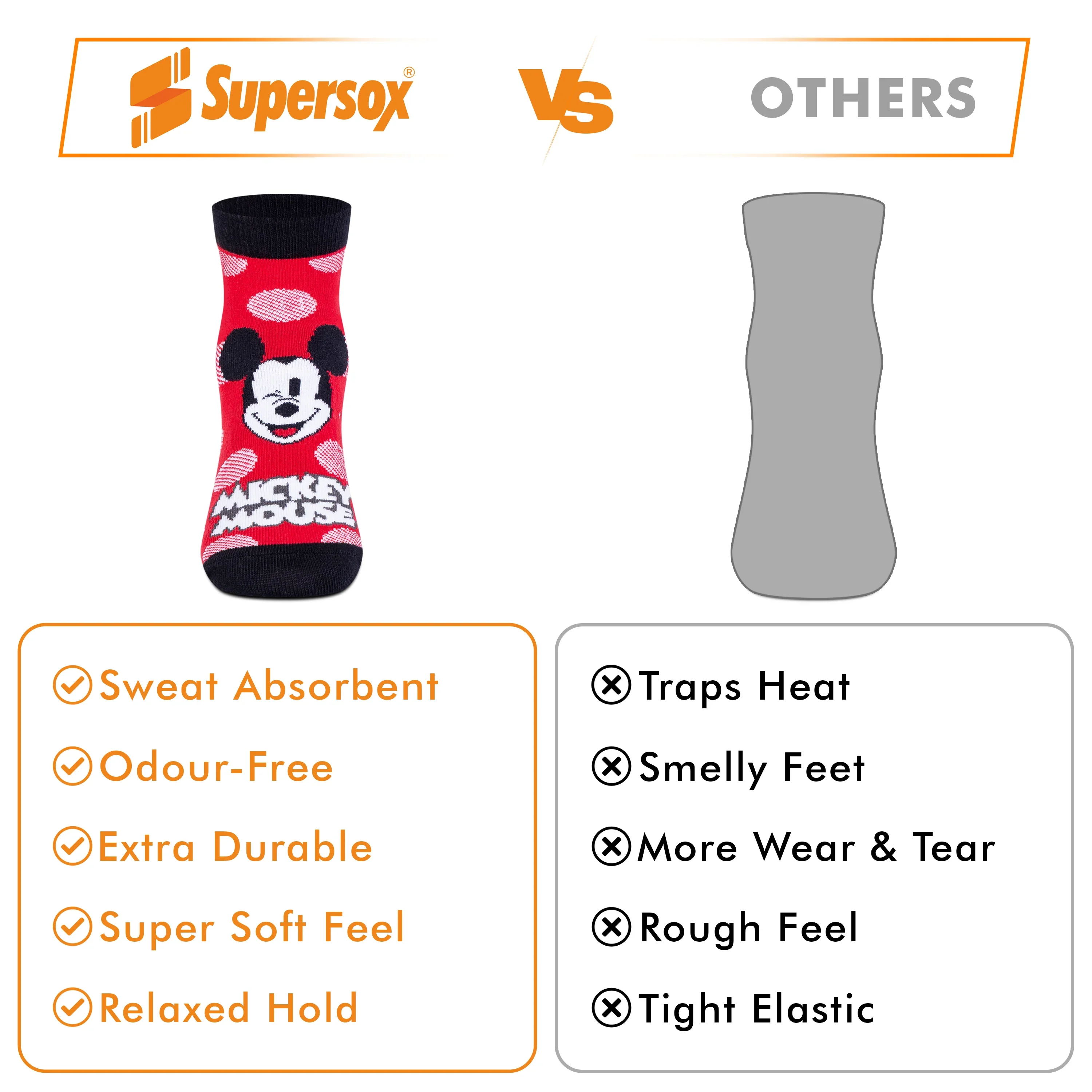Disney Mickey & Friends Ankle Socks - Boys (Pack of 3) - Image 7