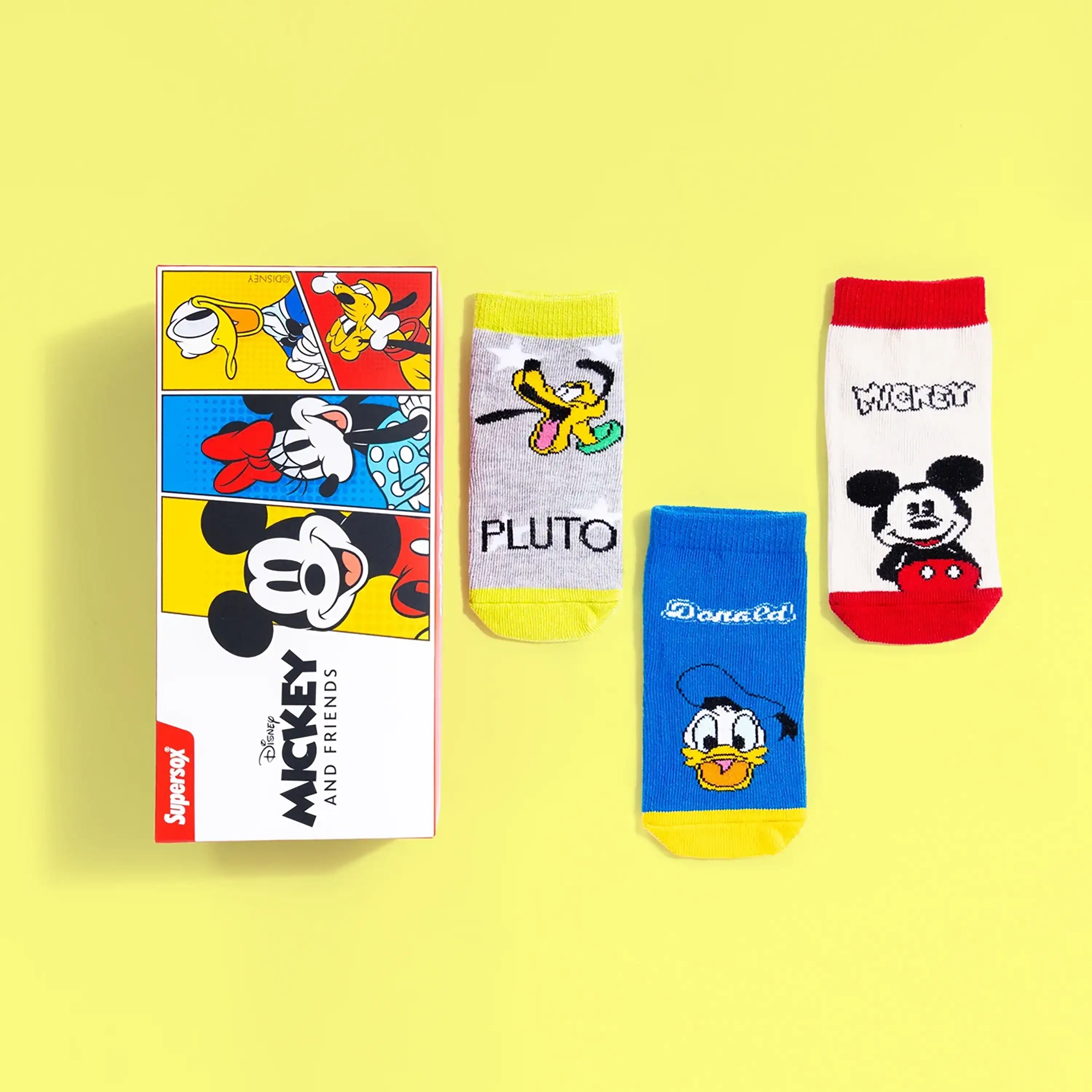 Disney Mickey & Friends Ankle Socks - Boys (Pack of 3) - Image 5