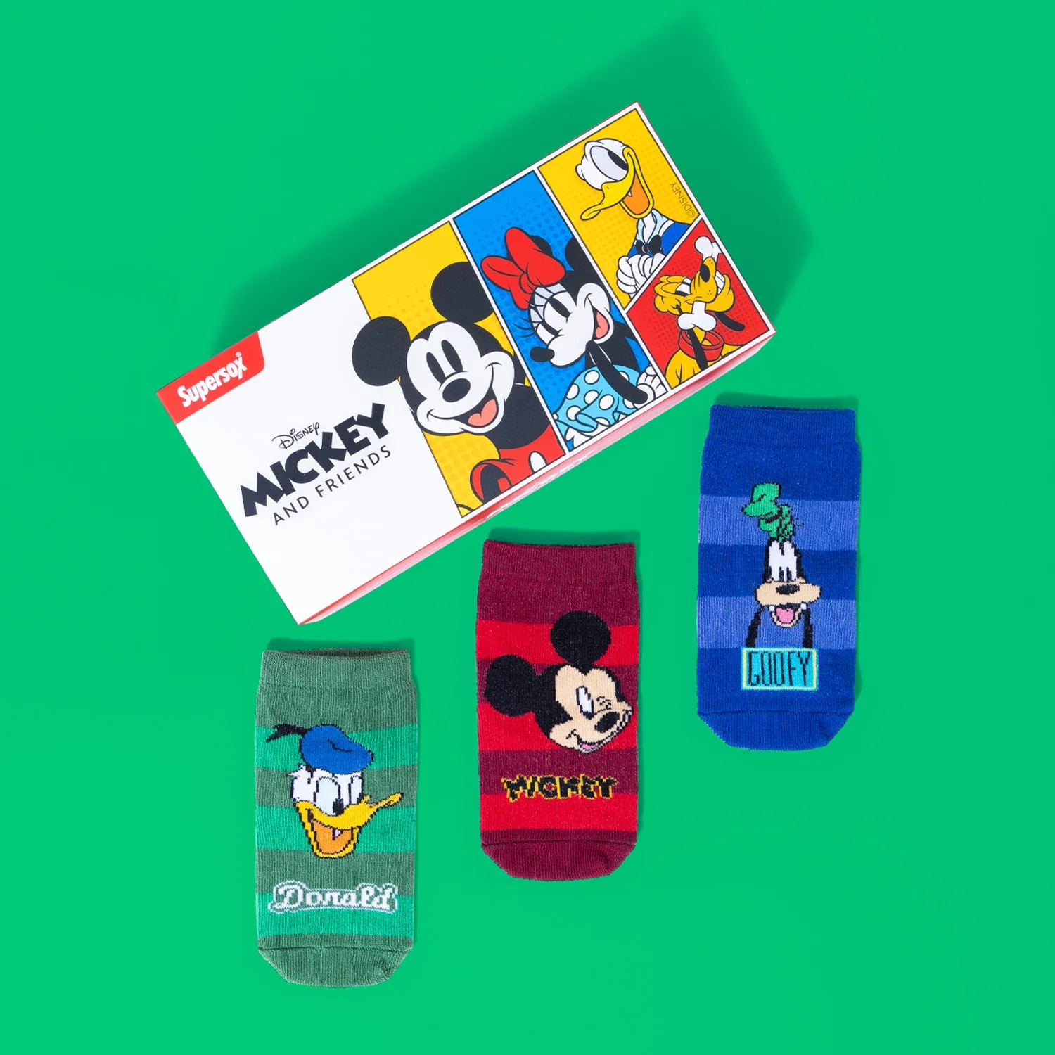 Disney Mickey & Friends Ankle Socks - Boys (Pack of 3) - Image 5