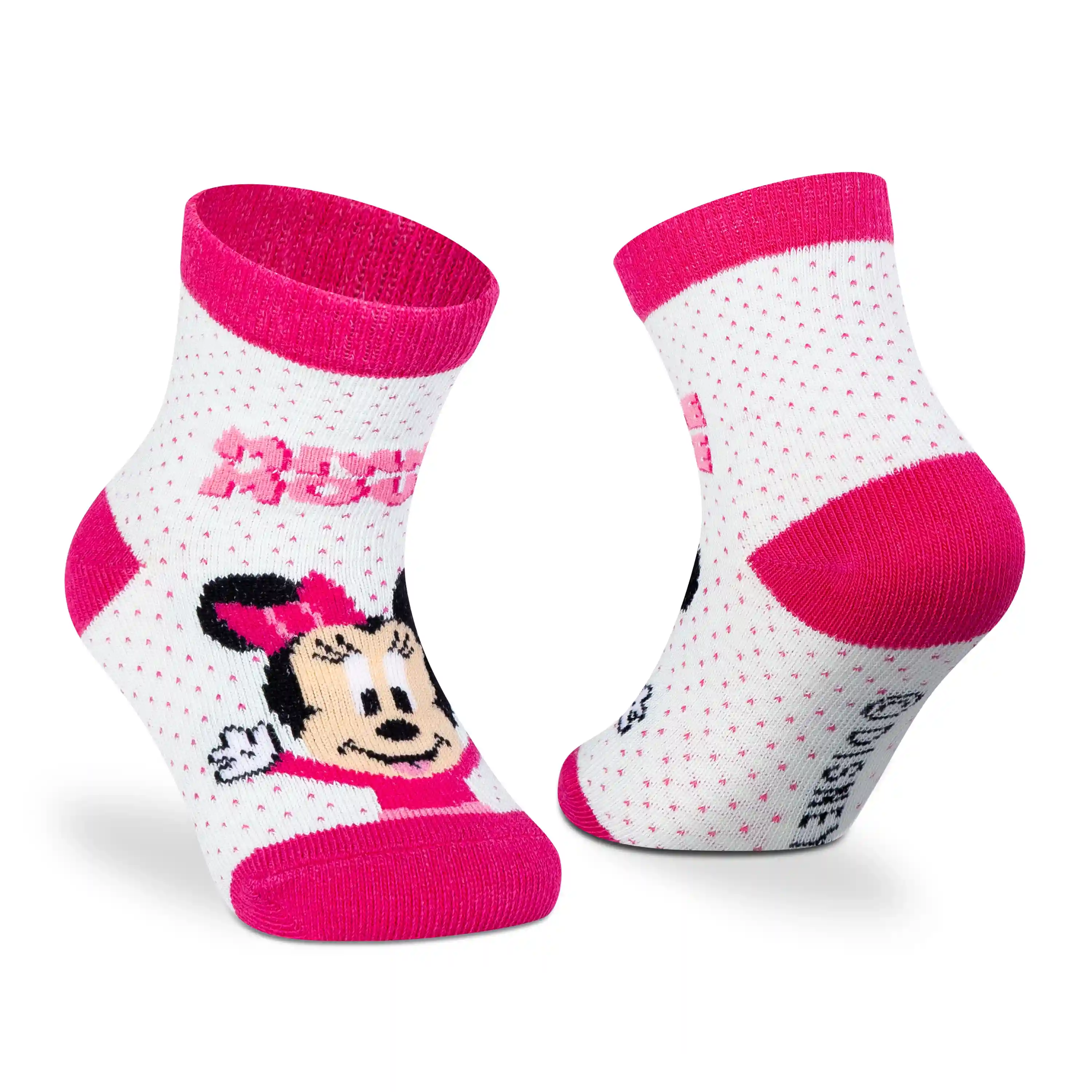 Disney Minnie Mouse Ankle Socks - Girls (Pack of 3) - Image 6