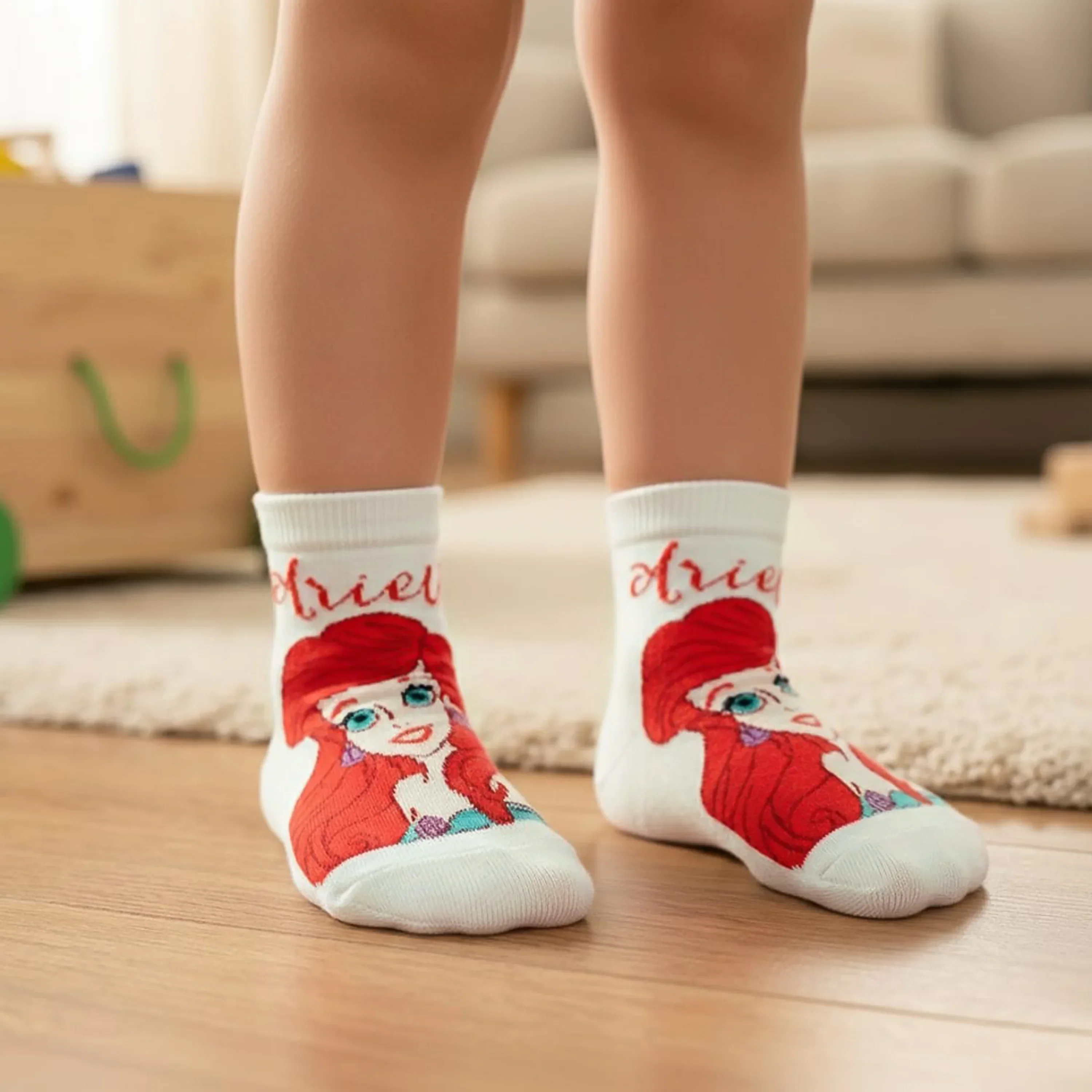 Disney Princesses Ankle Socks - Girls (Pack of 3) - Image 3