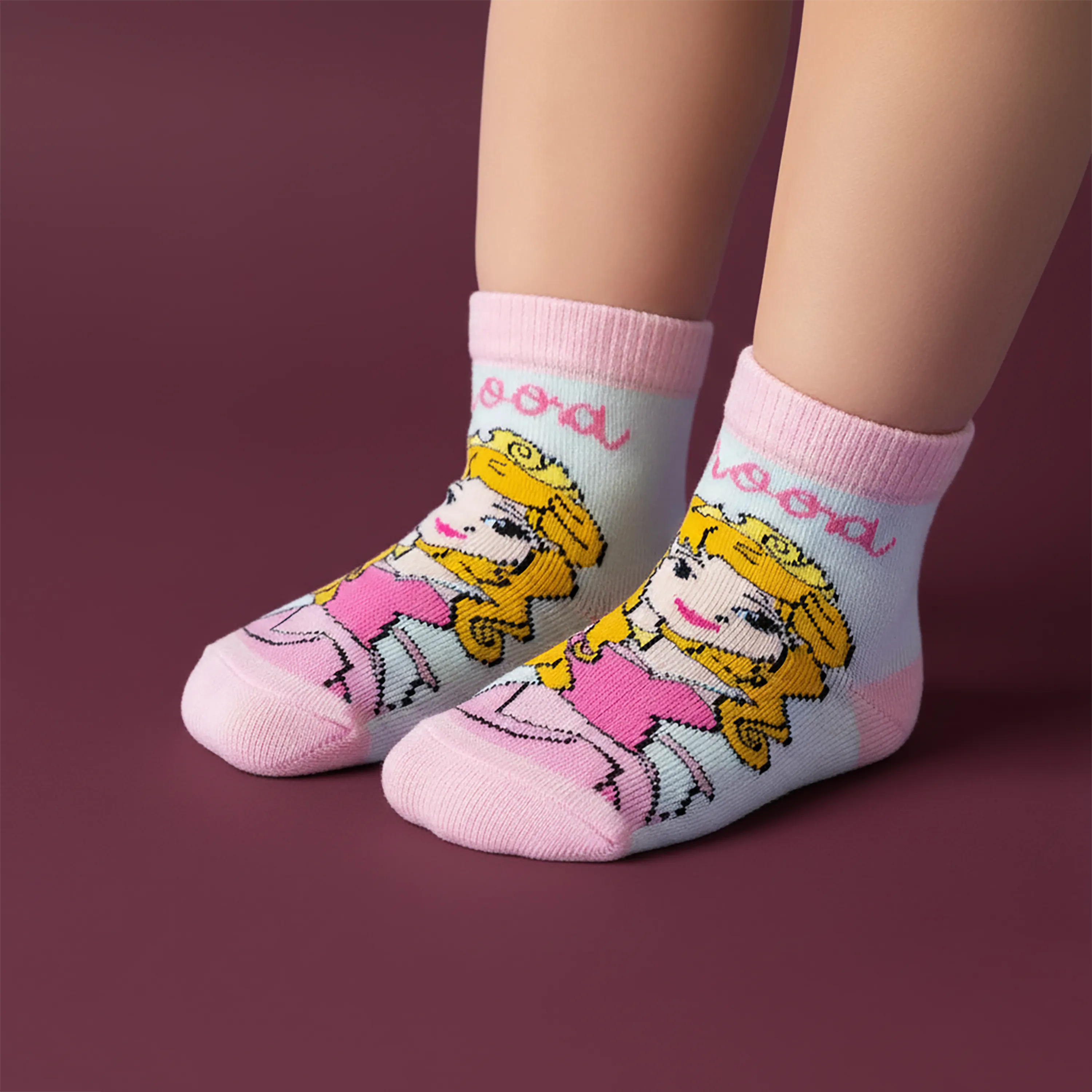 Disney Princesses Ankle Socks - Girls (Pack of 5) - Image 4