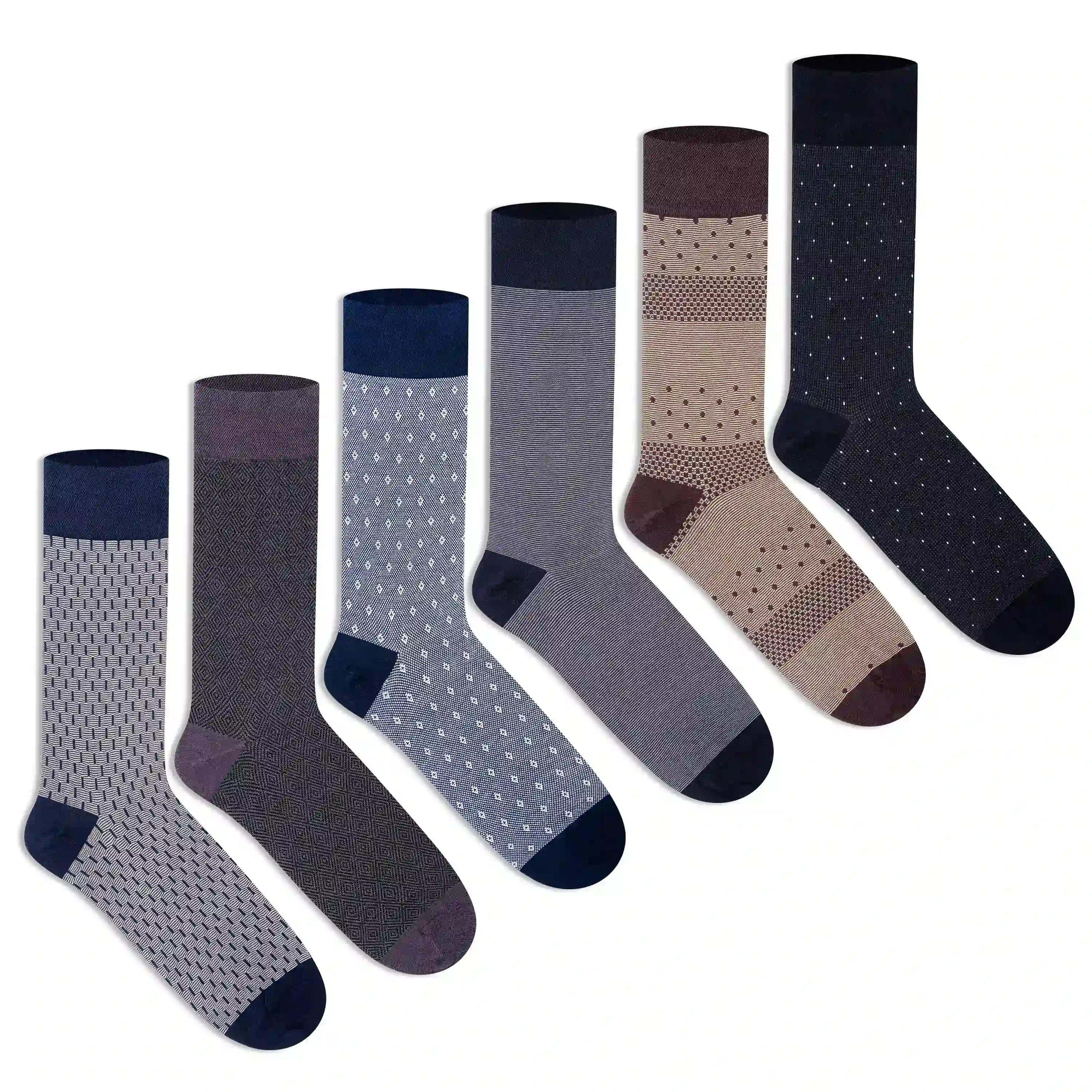 Royale Collection Gift Box - Premium Crew Socks for Men (Pack of 6) - Image 8