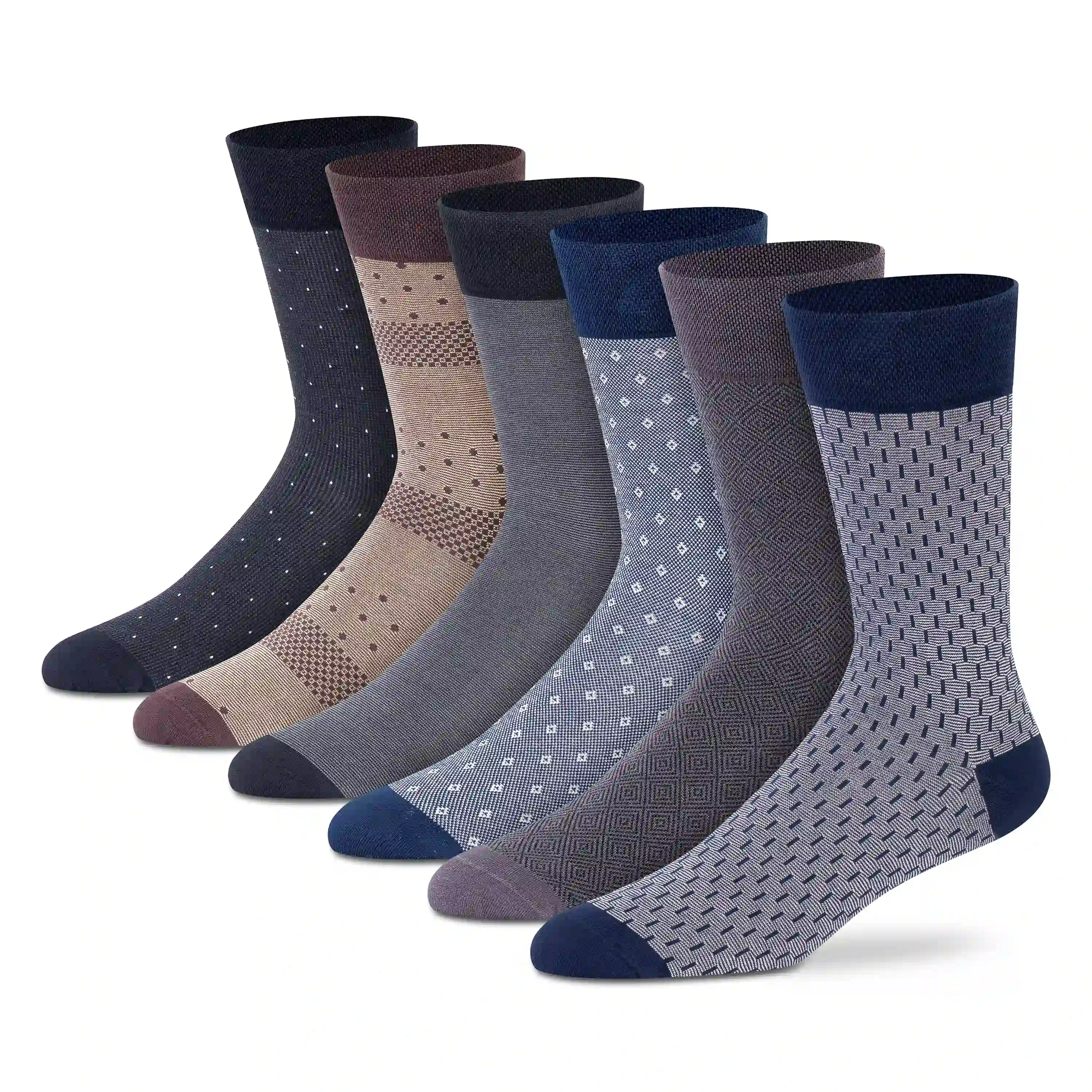 Royale Collection Gift Box - Premium Crew Socks for Men (Pack of 6) - Image 9