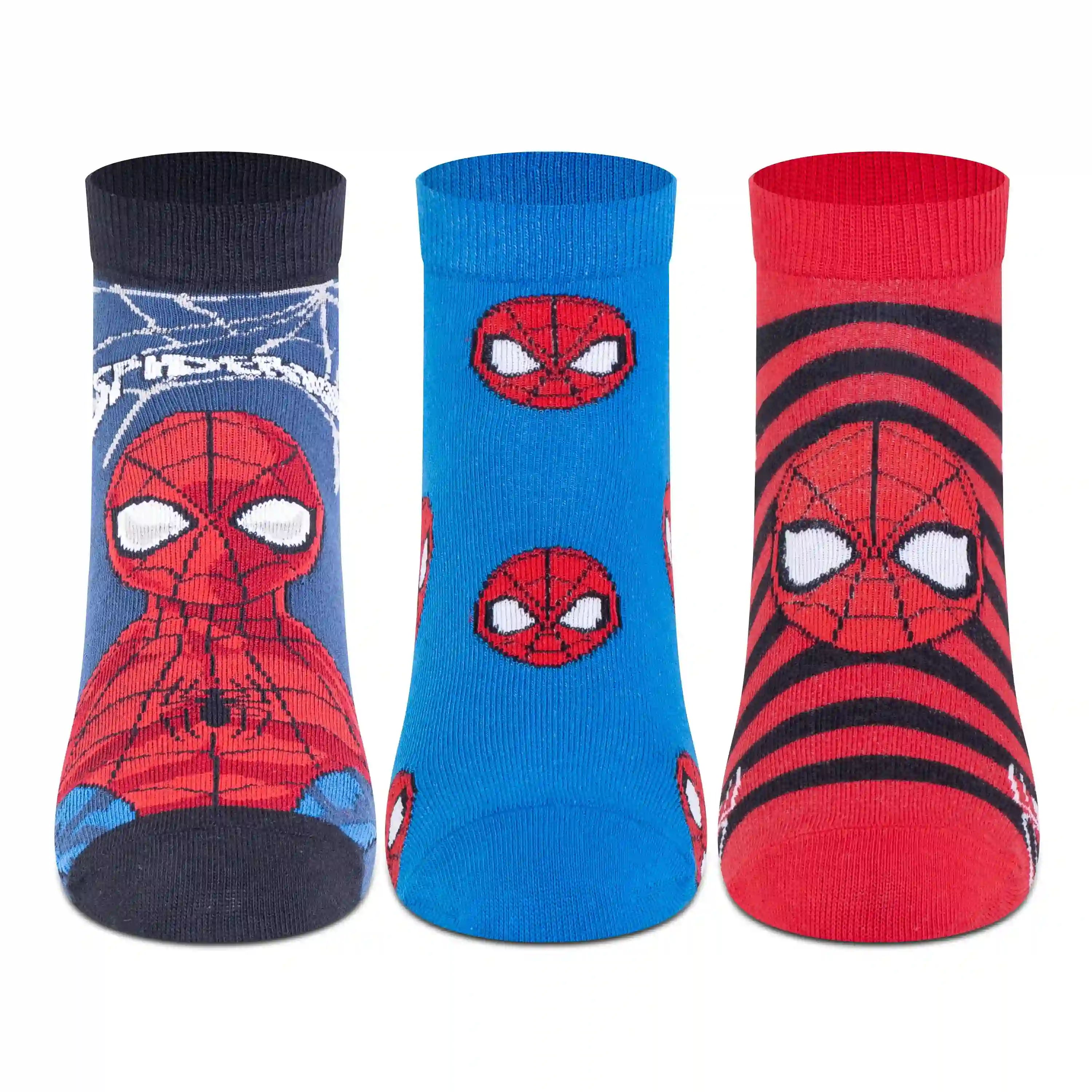 Marvel Spiderman Low-Cut Socks - Men (Pack of 3) - Image 3