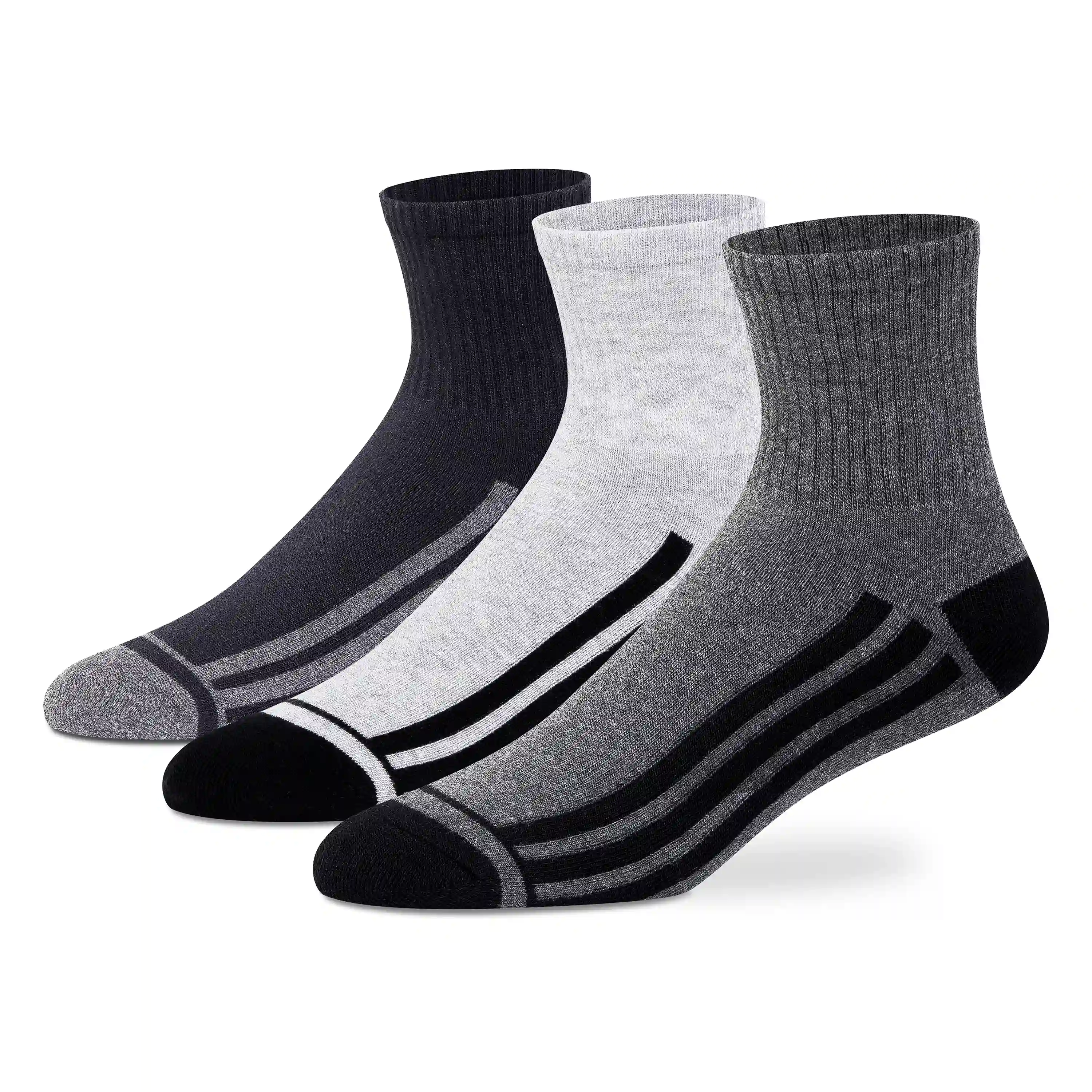 Sports Ankle Socks - Men (Pack of 3) - Image 2