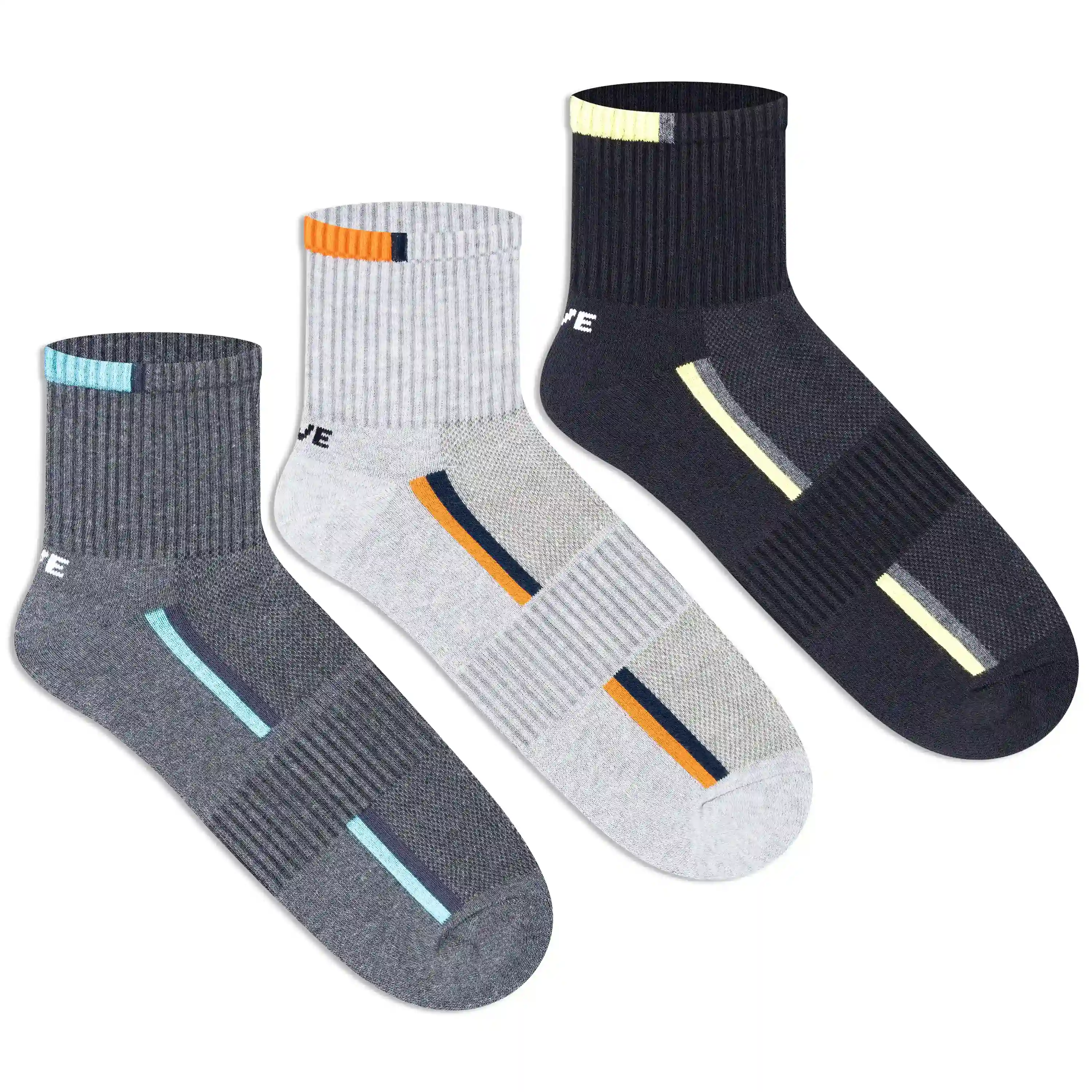 Sports Ankle Socks - Men (Pack of 3) - Image 5