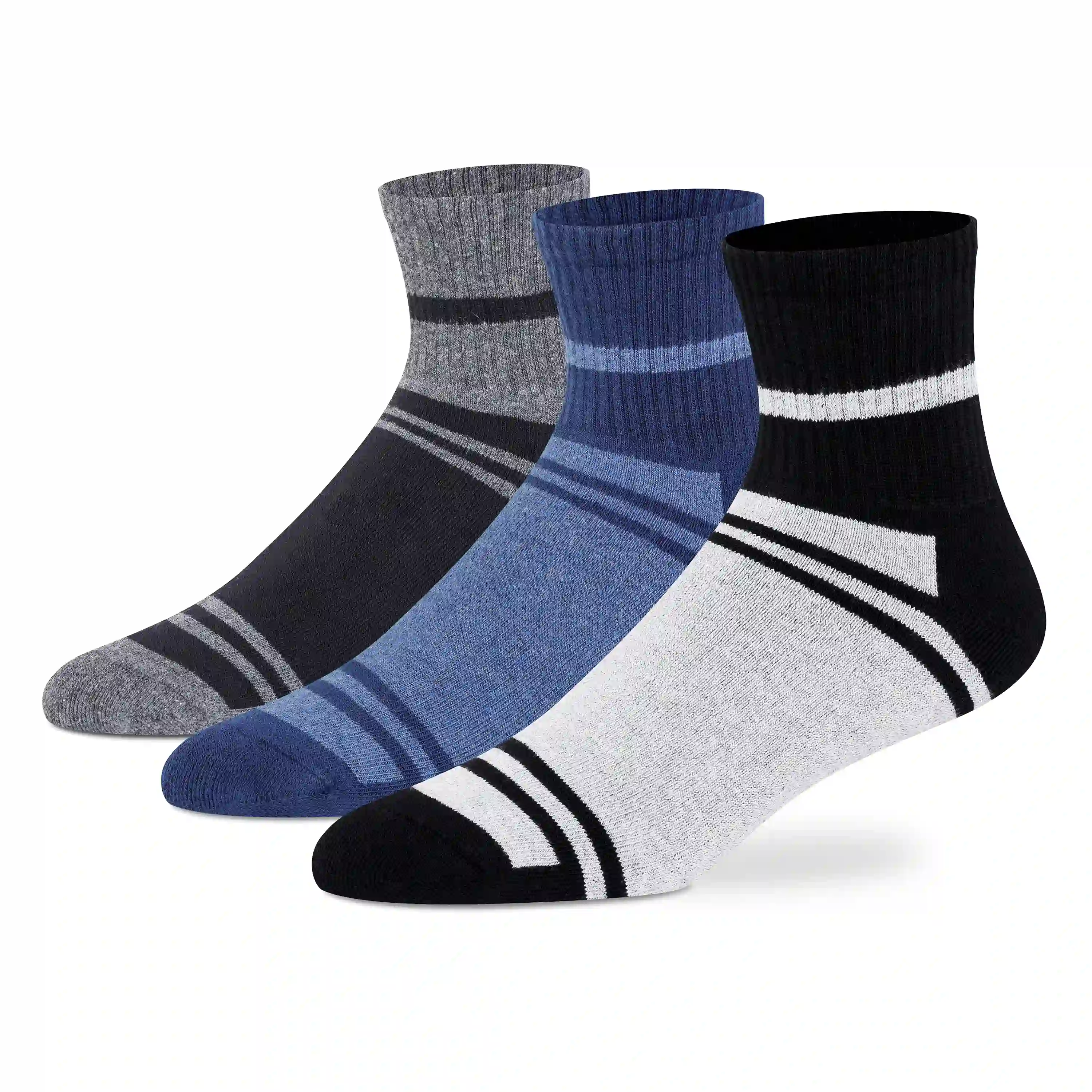 Sports Ankle Socks - Men (Pack of 3) - Image 2