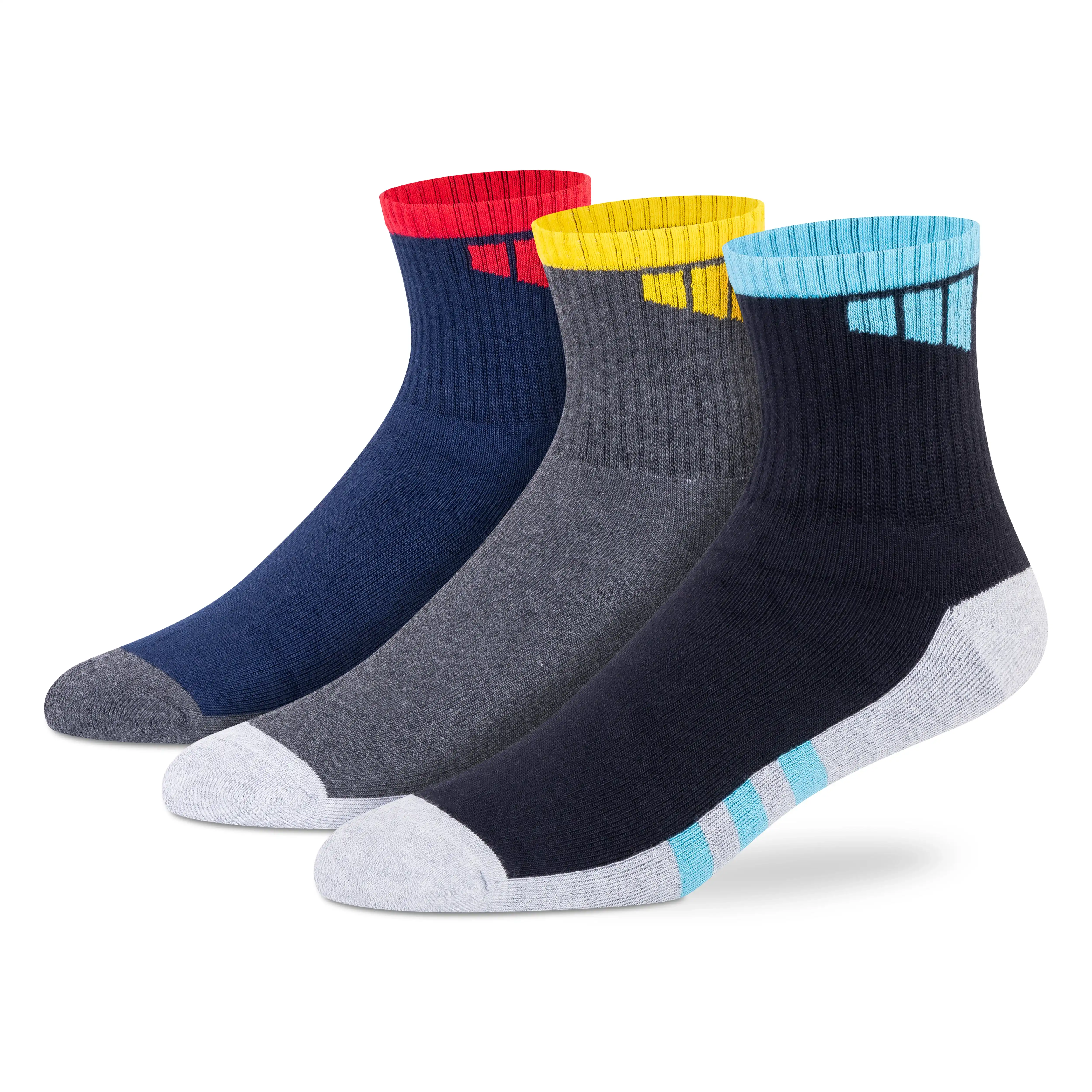 Sports Ankle Socks - Men (Pack of 3) - Image 5