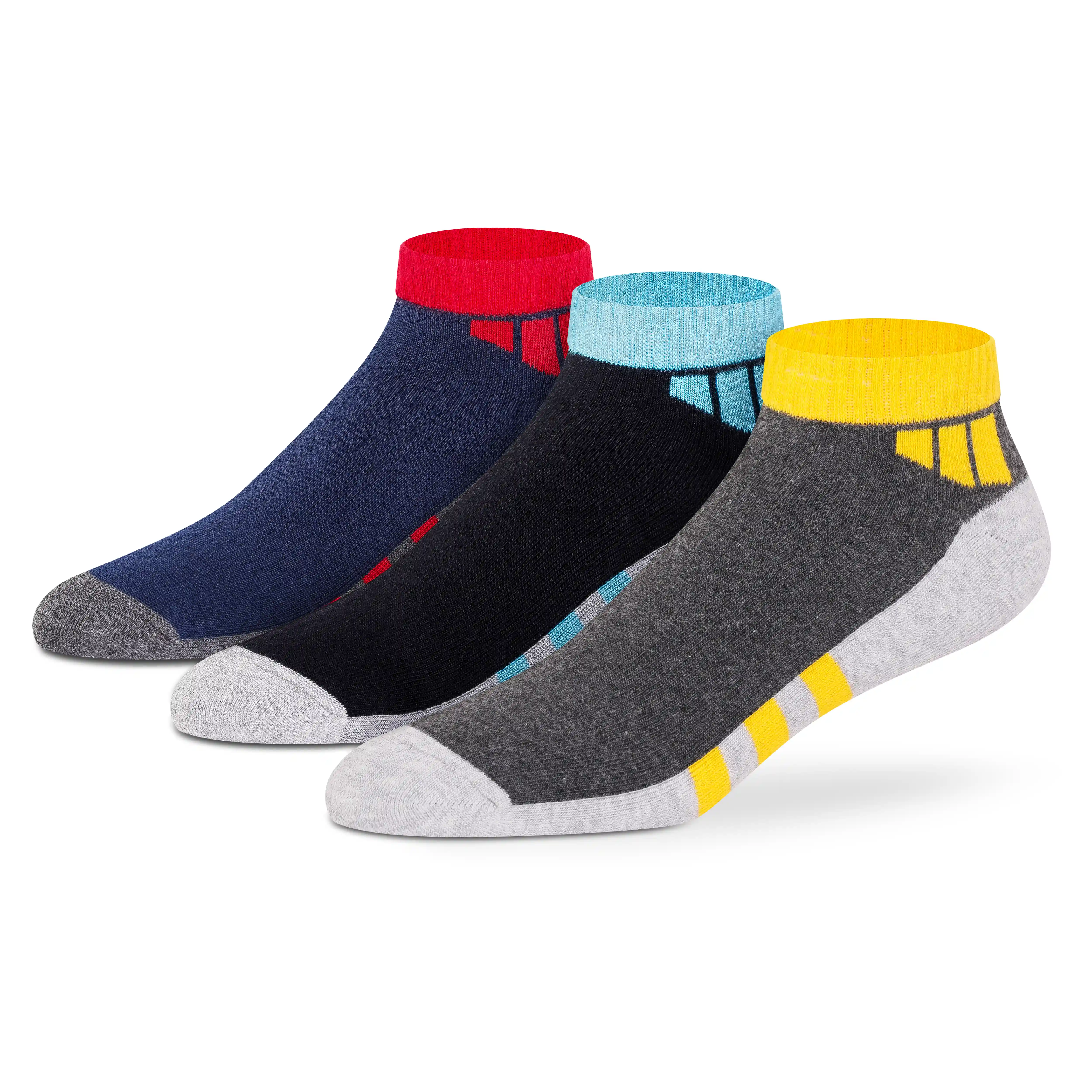Sports Low-Cut Socks - Men (Pack of 3) - Image 2