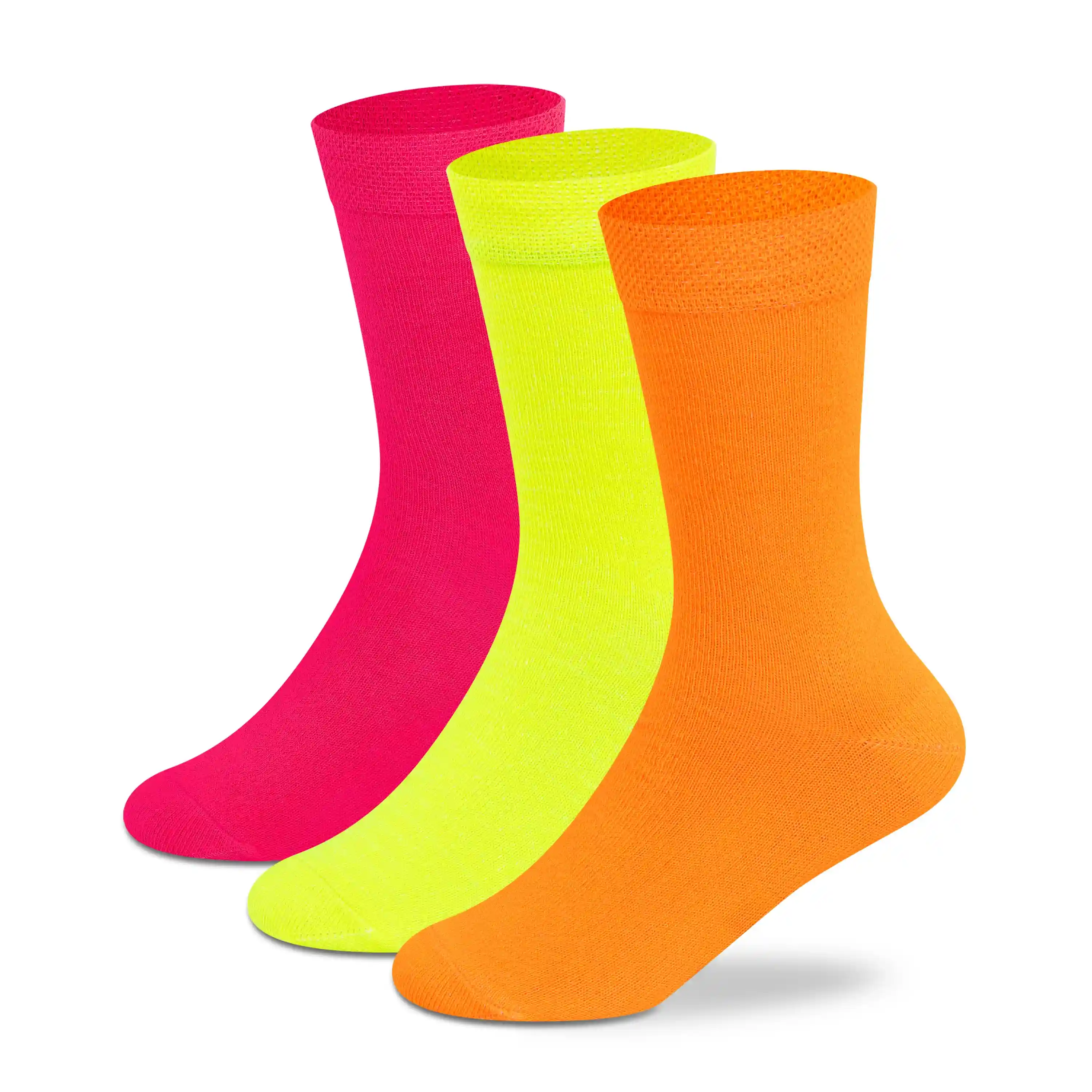 Bright Solid Crew Socks - Kids (Pack of 3) - Image 2