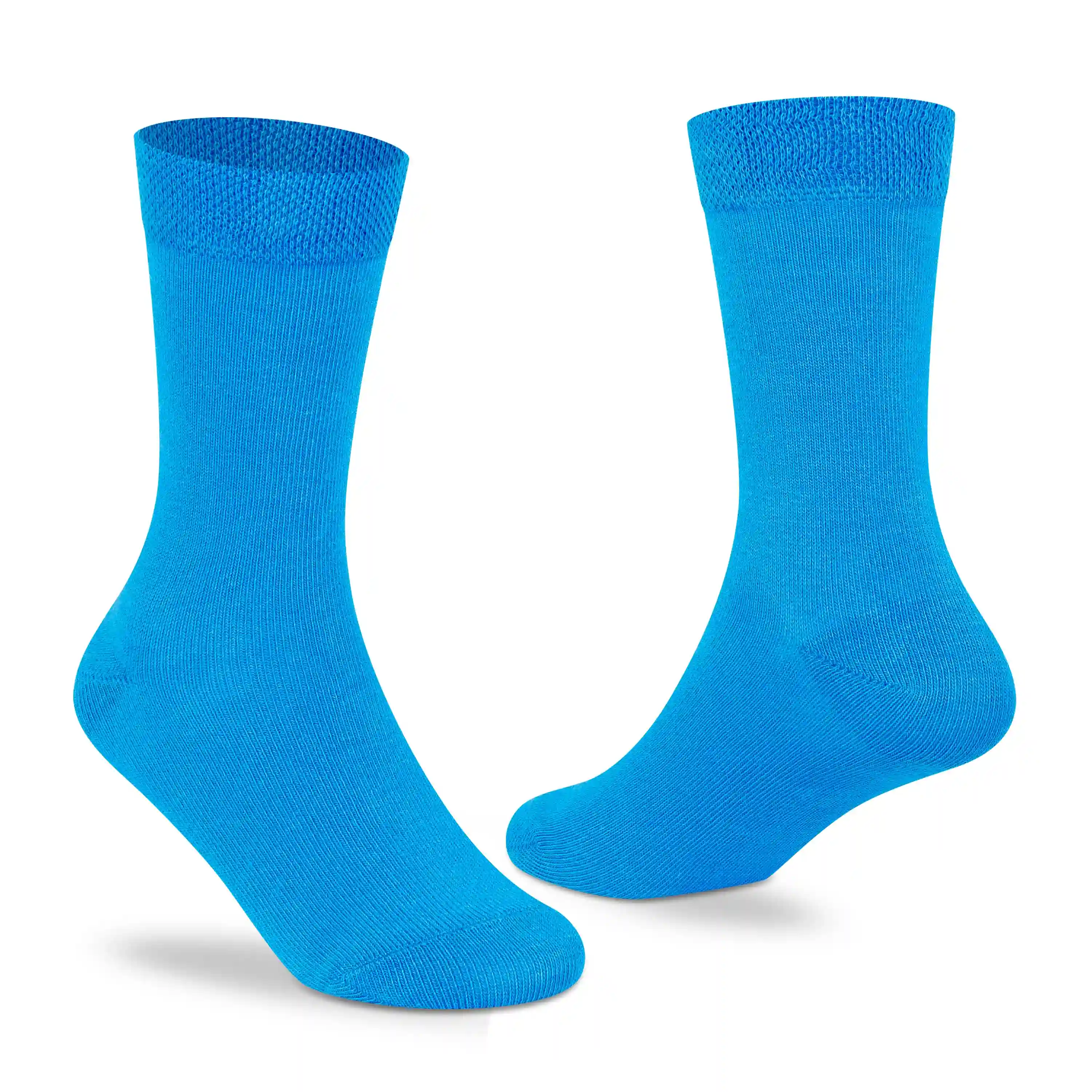 Bright Red Yellow Blue Solid Crew Socks - Kids (Pack of 3) - Image 3