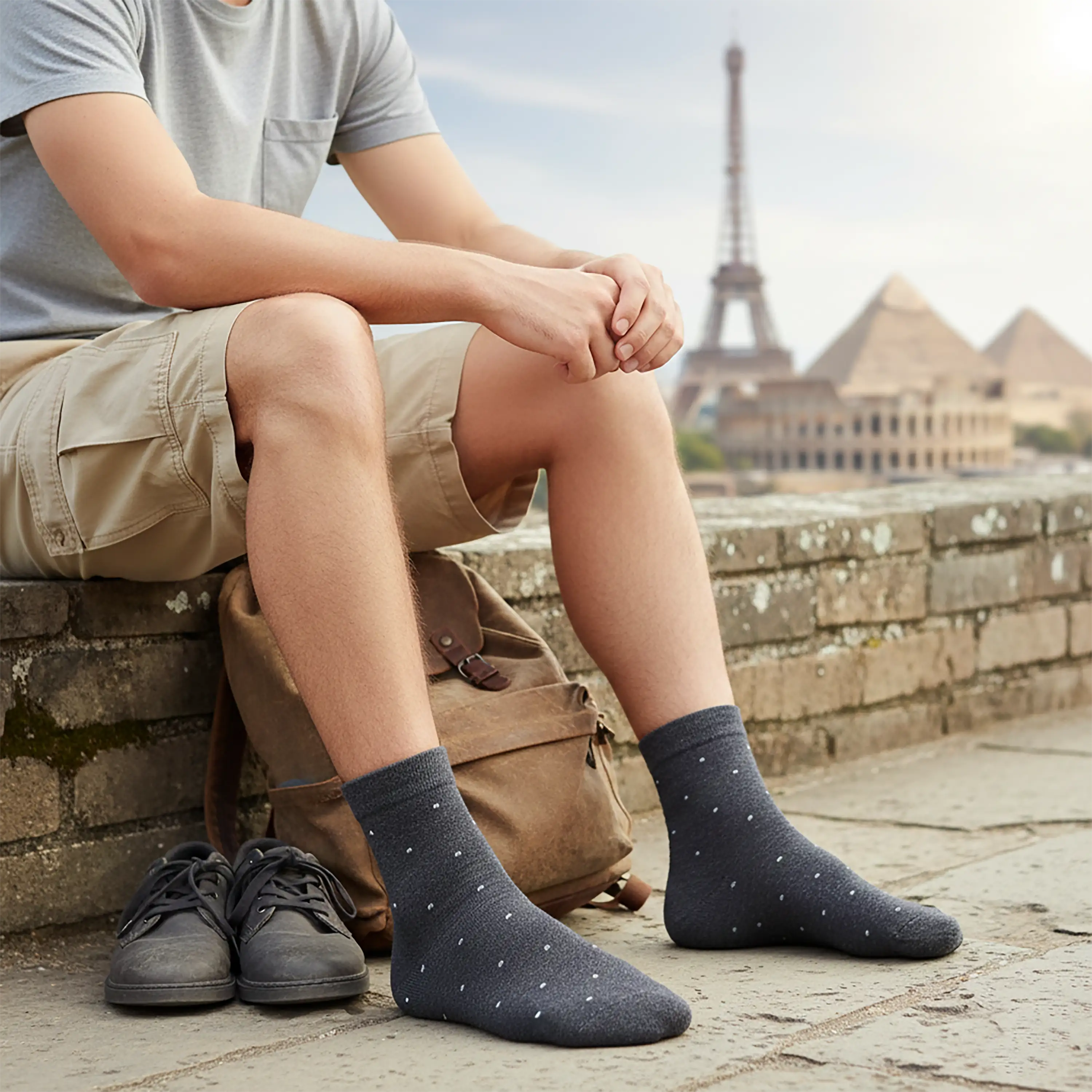 Couple Travel Pack Ankle Socks - Men & Women (Pack of 14) - Image 5