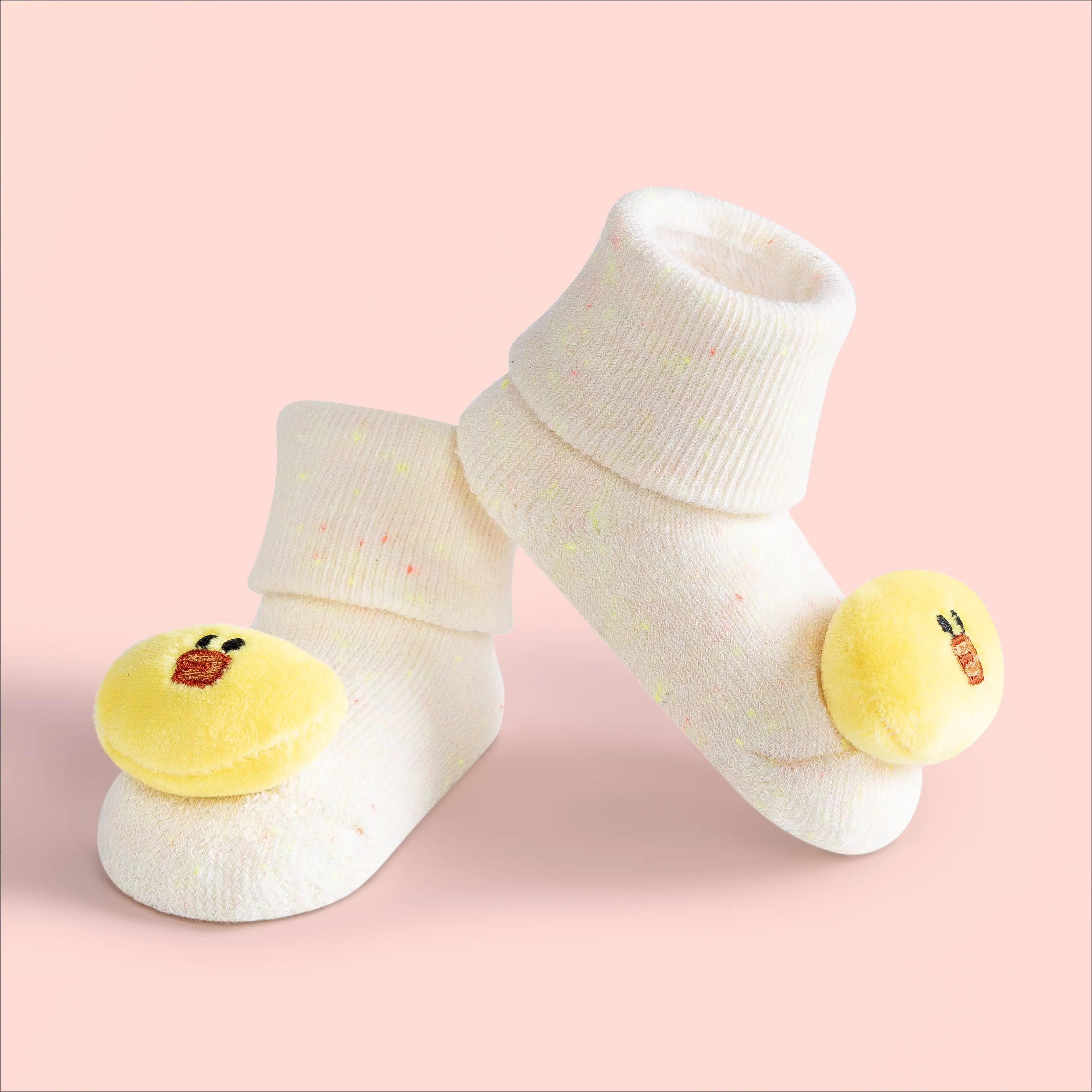 Duck Booties Socks - Babies (0–6 Months) (Pack of 1) - Image 3