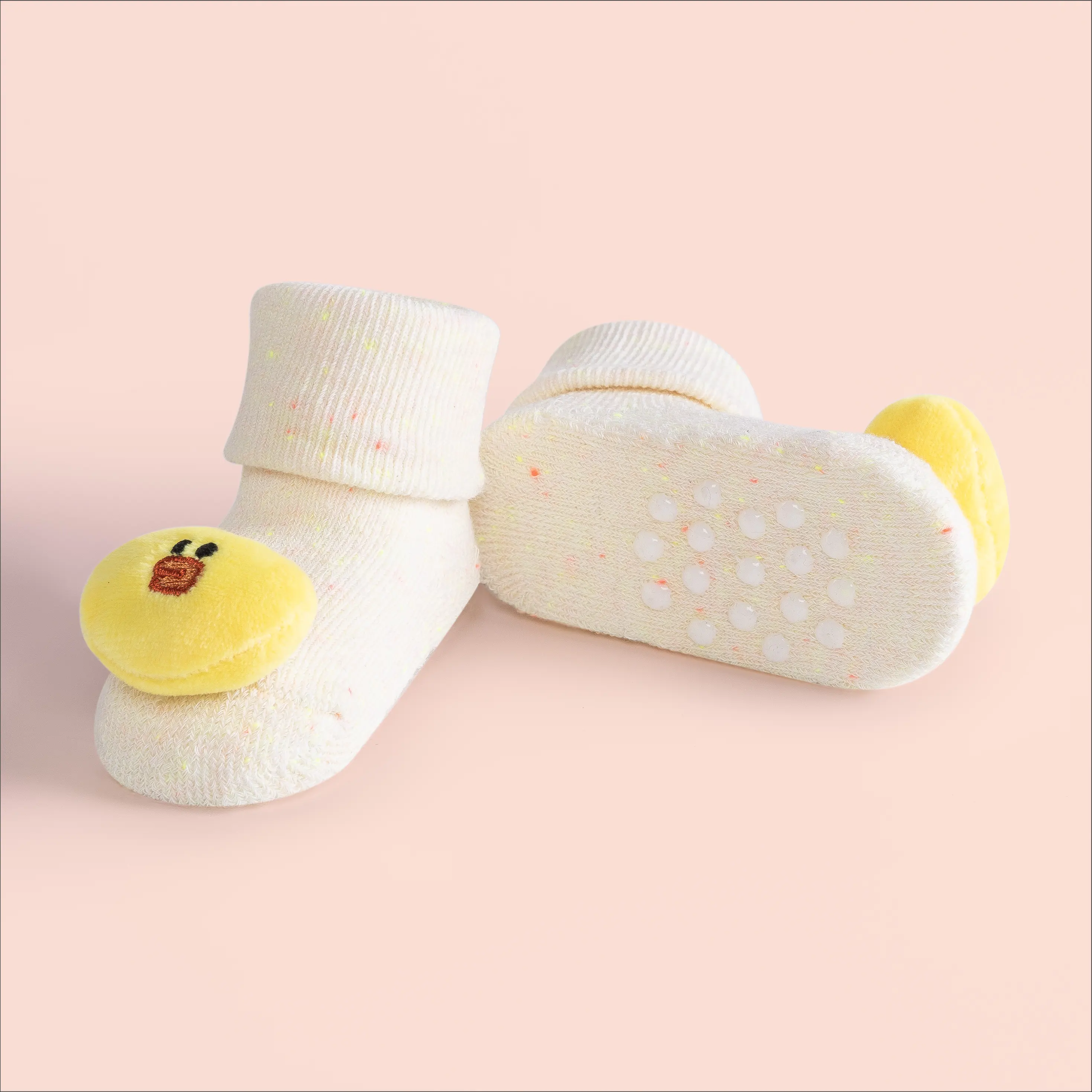 Duck Booties Socks - Babies (0–6 Months) (Pack of 1) - Image 4