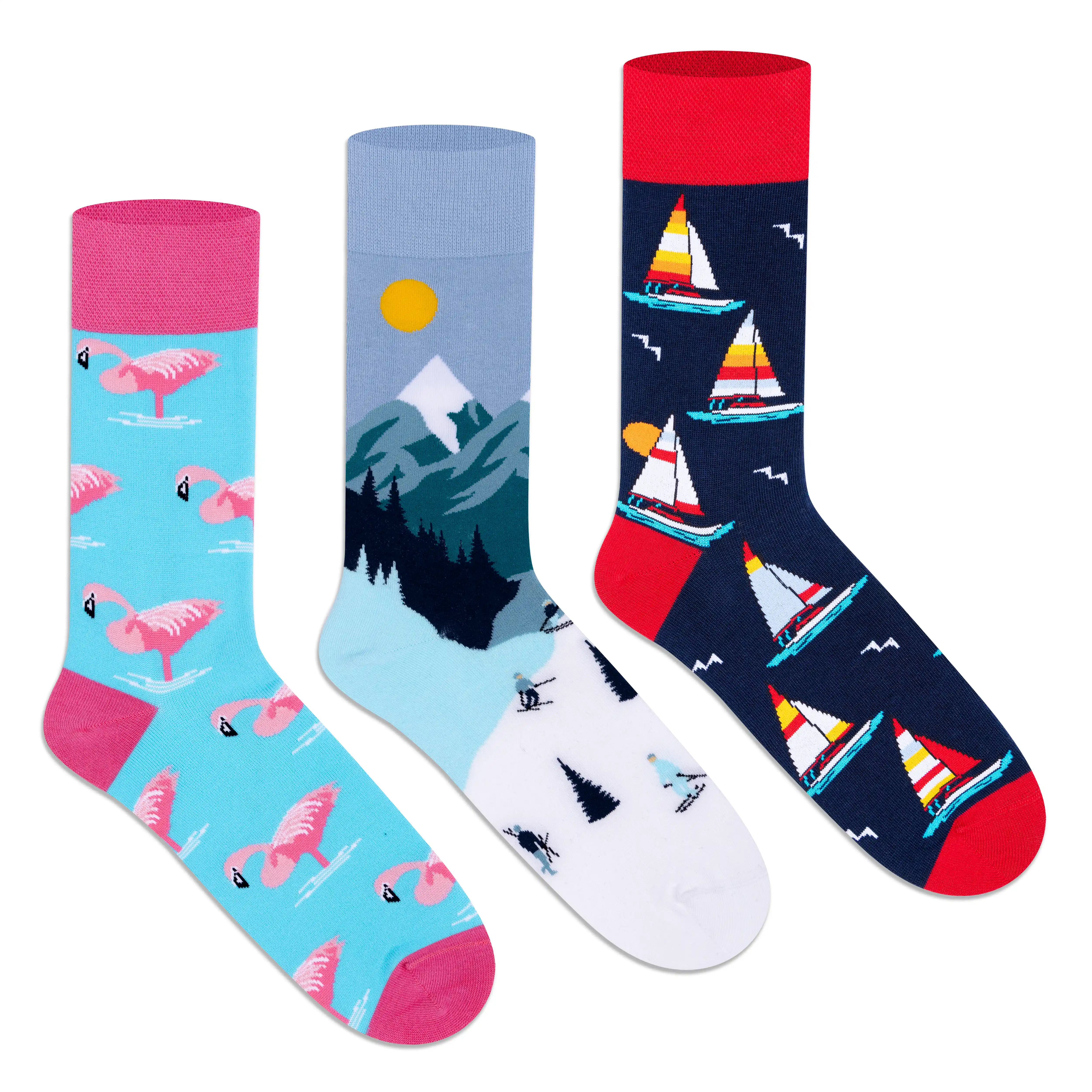 Funky Crew Socks - Unisex (Pack of 3) - Image 5