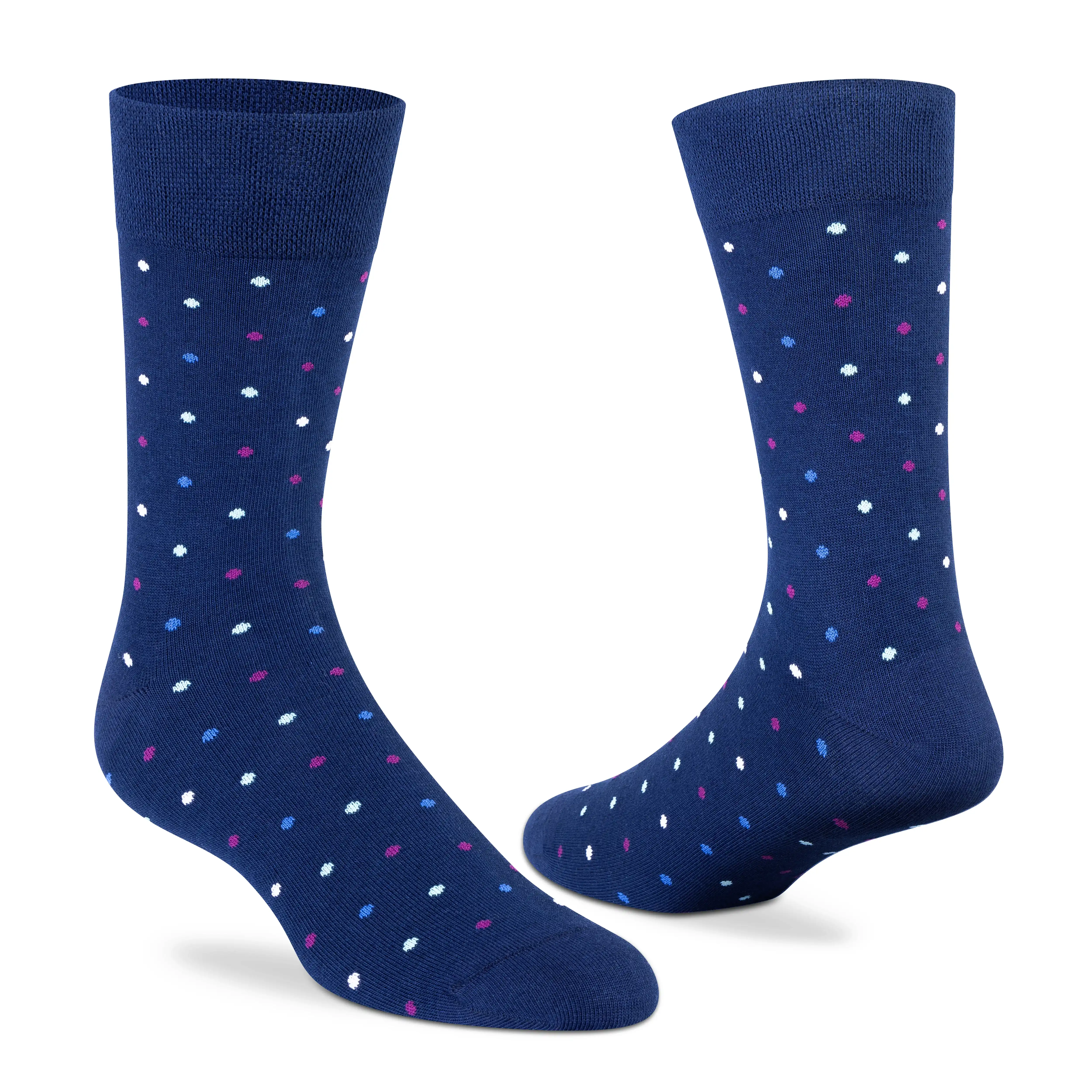 Funky Polka Crew Socks - Unisex (Pack of 2) - Image 3