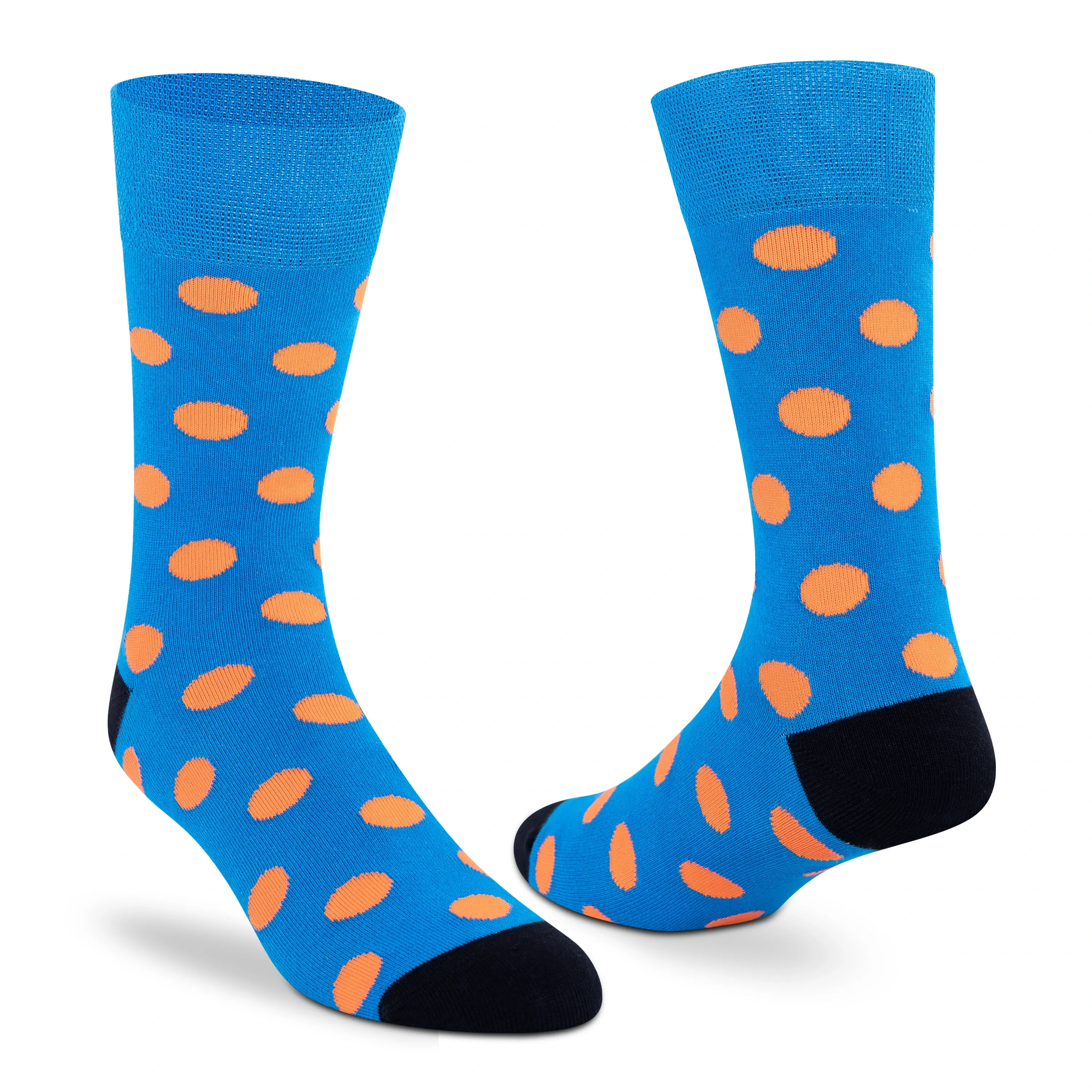 Funky Polka Crew Socks - Unisex (Pack of 2) - Image 4