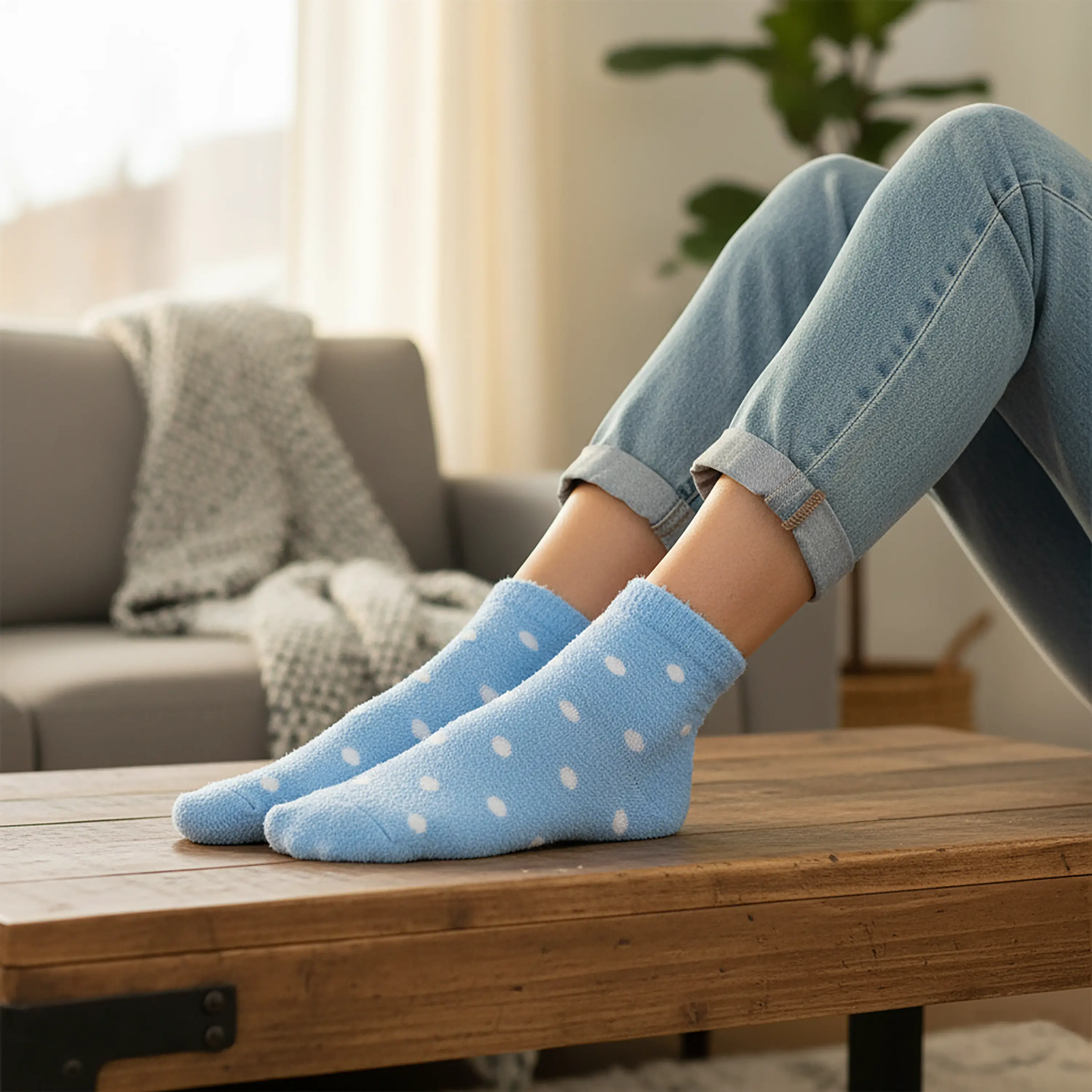 Fuzzy Socks Design - Women (Pack of 3) - Image 3