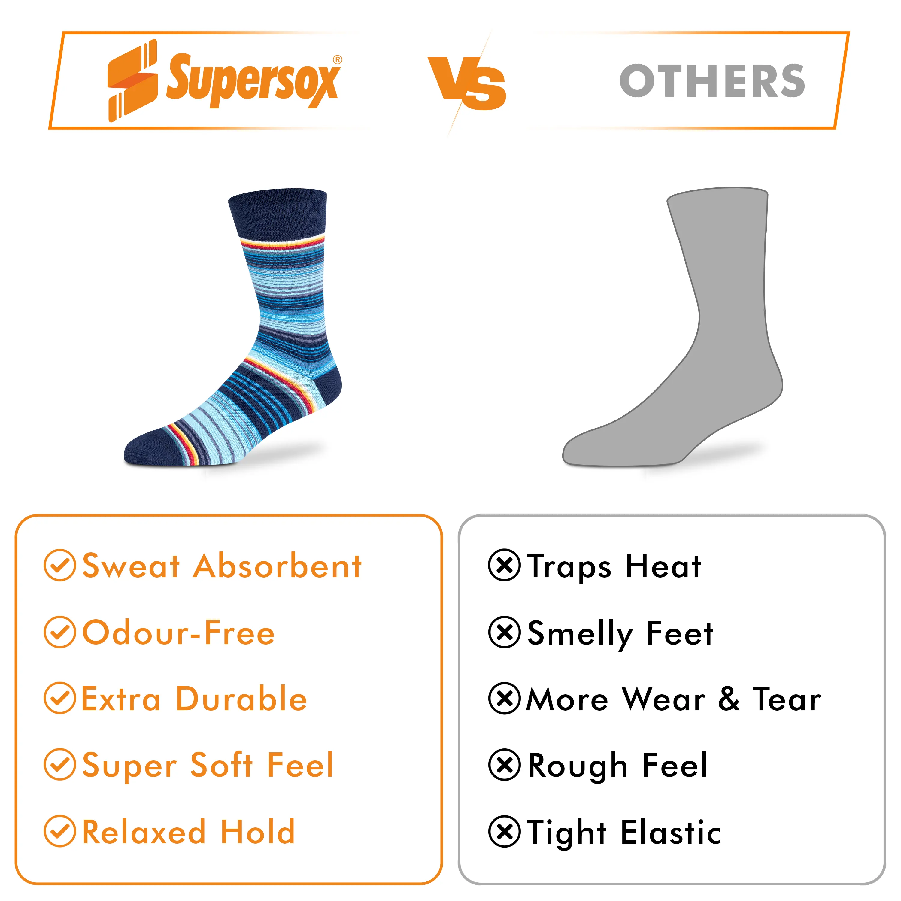 Classic Stripe Socks Gift Box – Men (Pack of 9) - Image 13