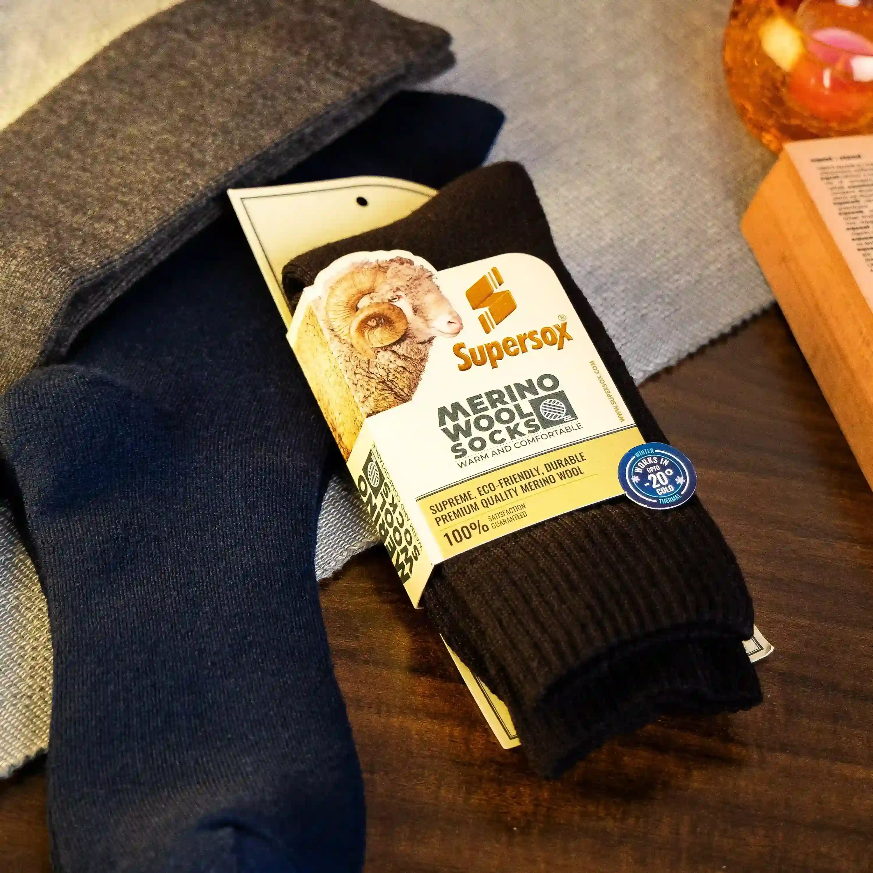 Merino Wool Winter Socks - Men (Pack of 1) - Image 14