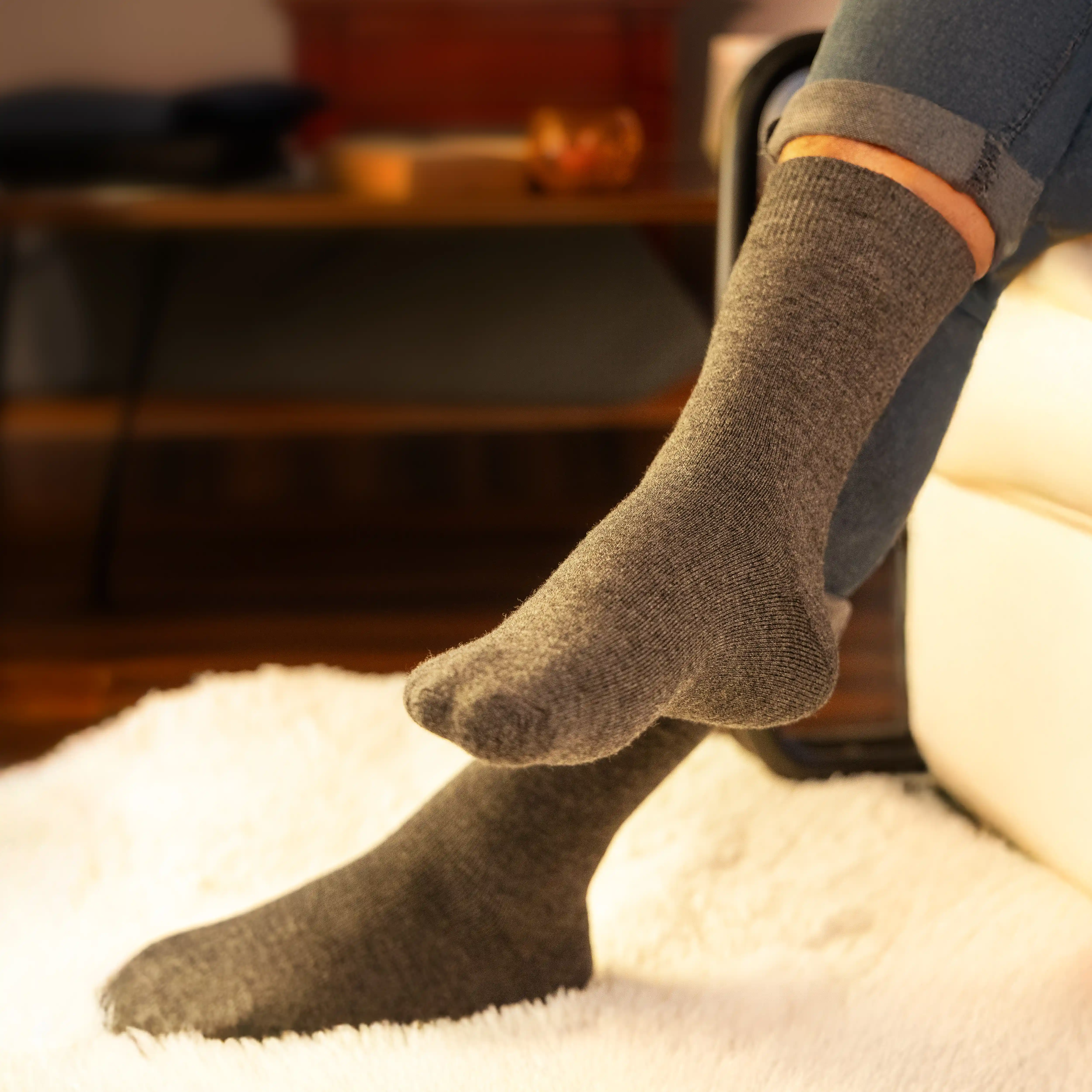 Merino Wool Winter Socks - Men (Pack of 1) - Image 8