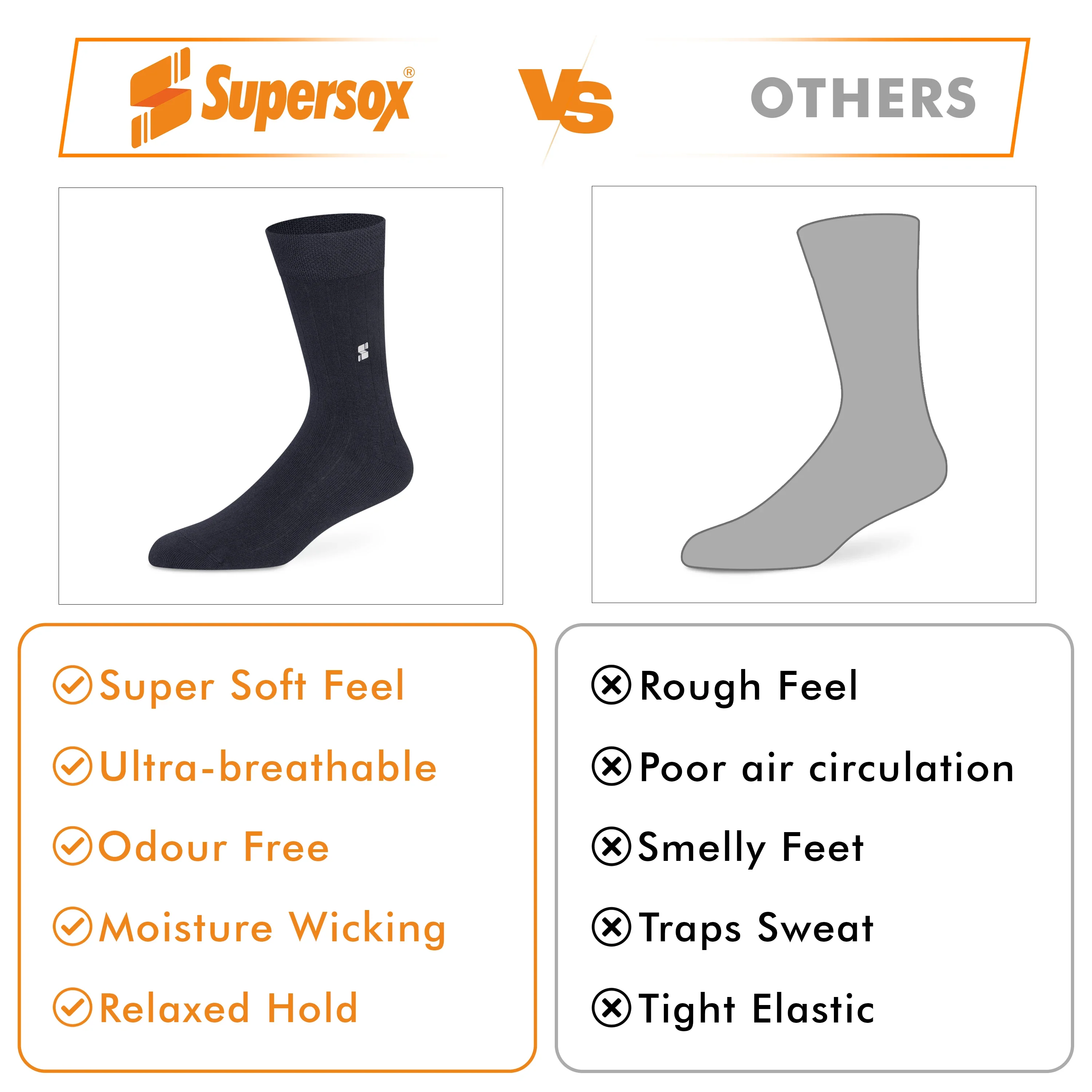 Modal Zero Odor Socks Box UltraSoft - Ultimate office socks (Pack of 9) - Image 13