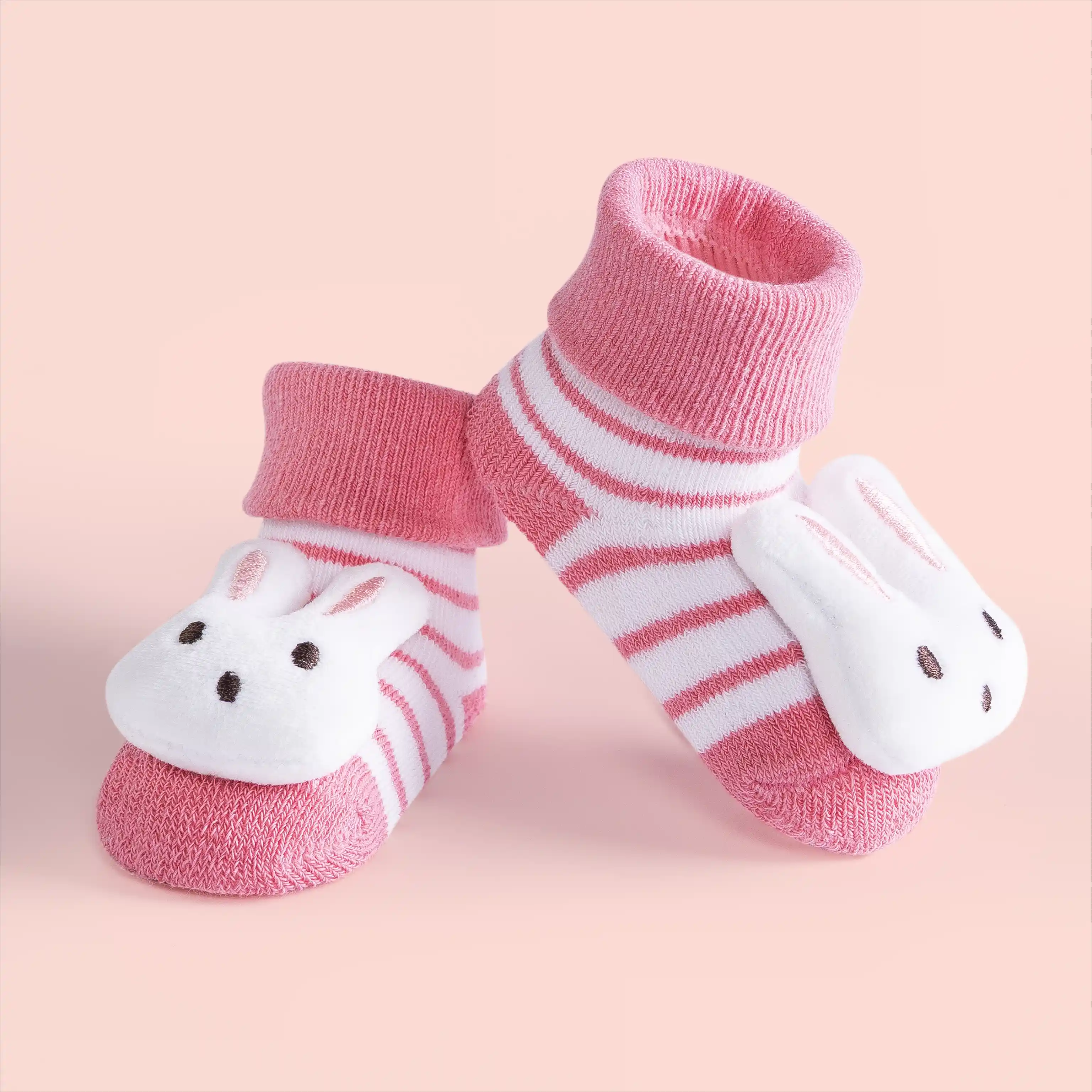 Rabbit Booties Socks - Babies (0–6 Months) (Pack of 1) - Image 4