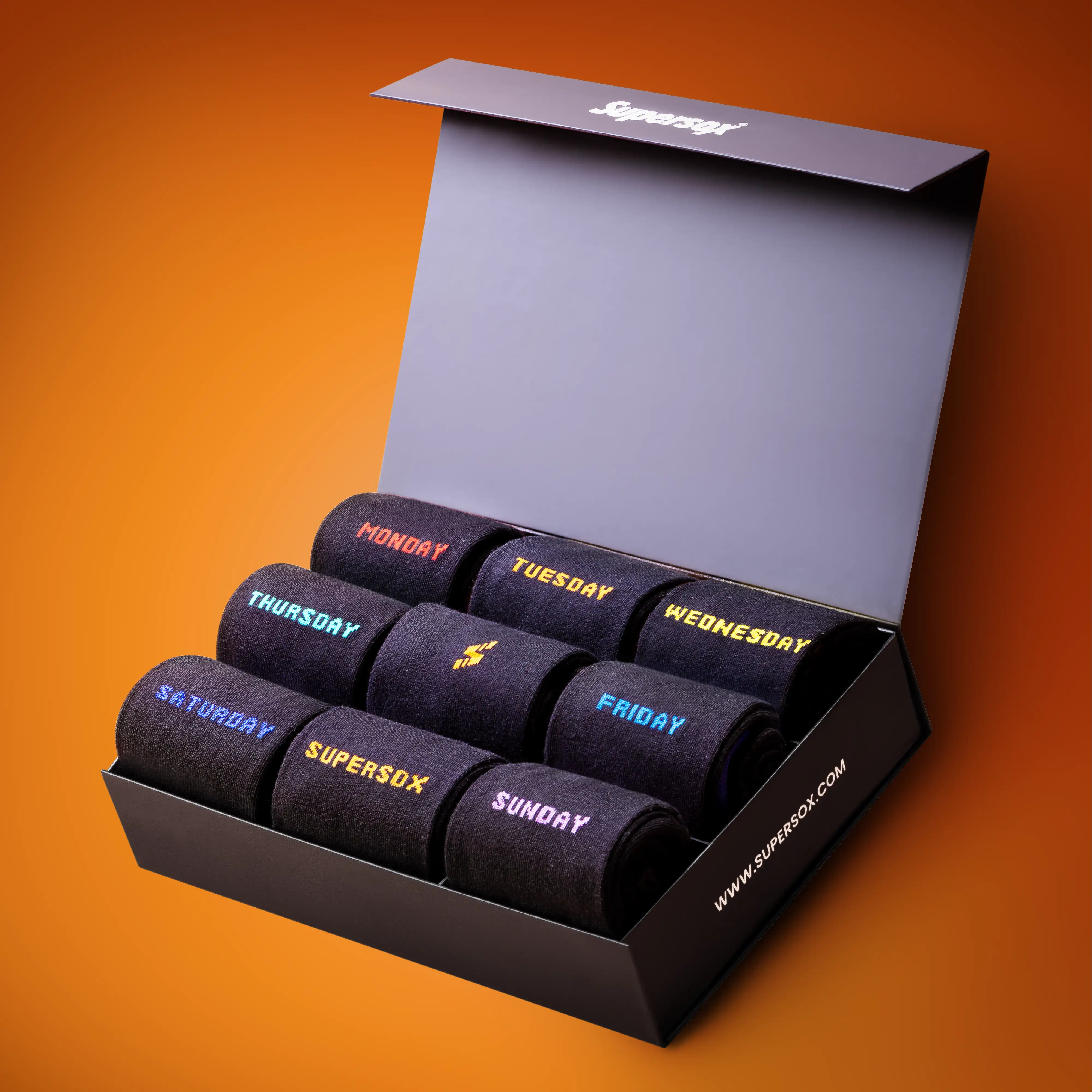 Socks That Never Take a Day Off – 7 Days Style Box Edition (Pack of 9) - Image 2