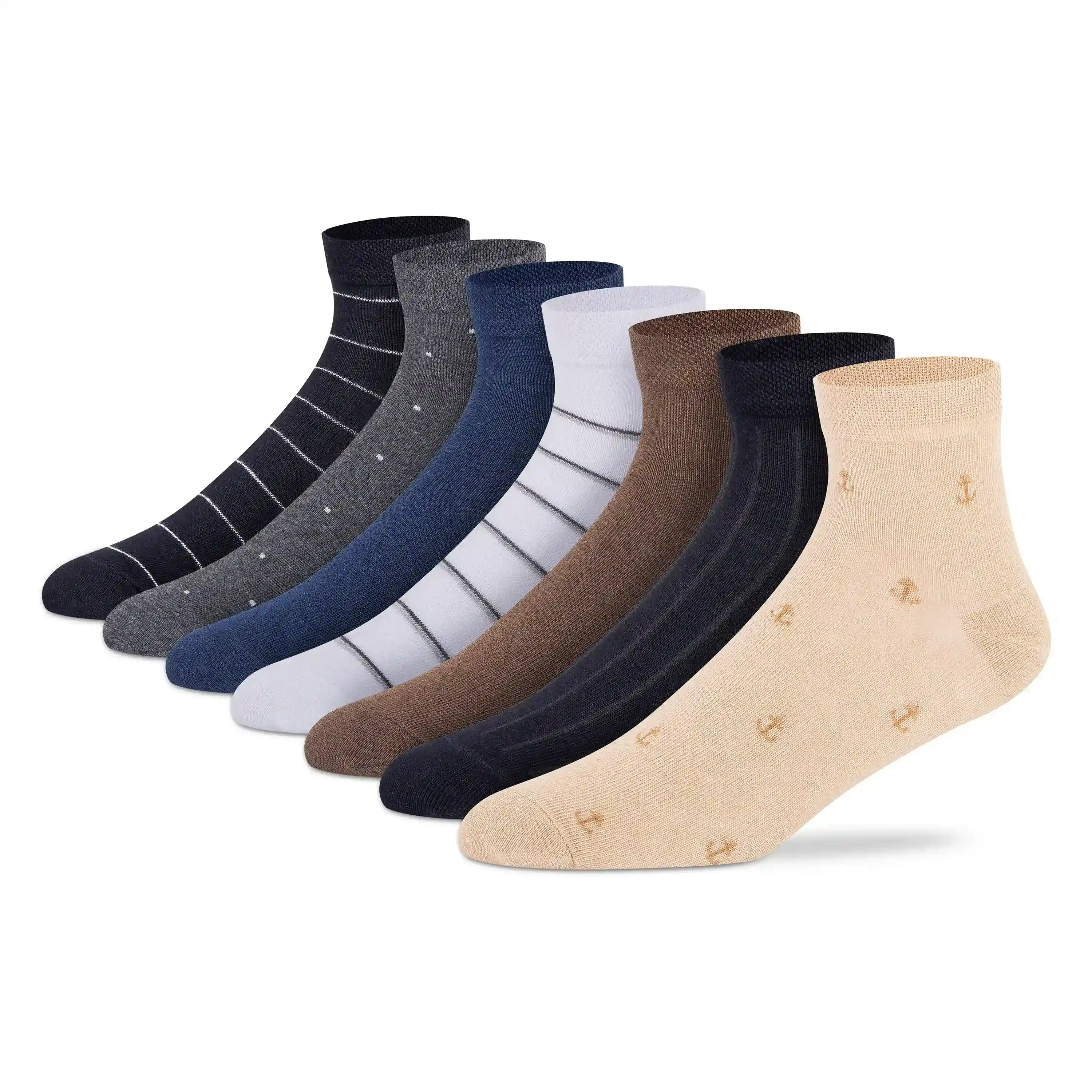 Travel Pack Ankle Socks - Men (Pack of 7) - Image 9