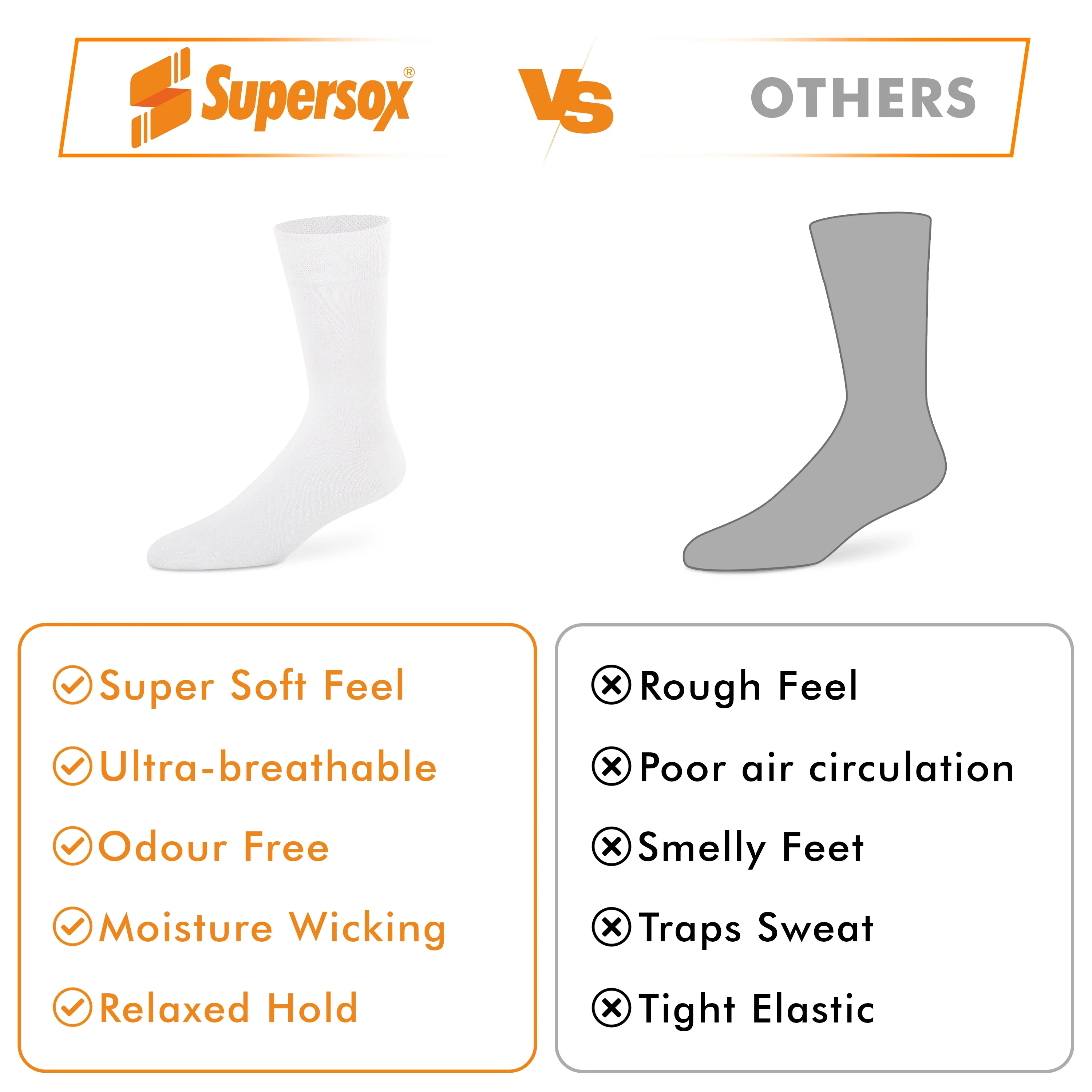 Zero Collection Crew Socks - Men (Pack of 1) - Image 4