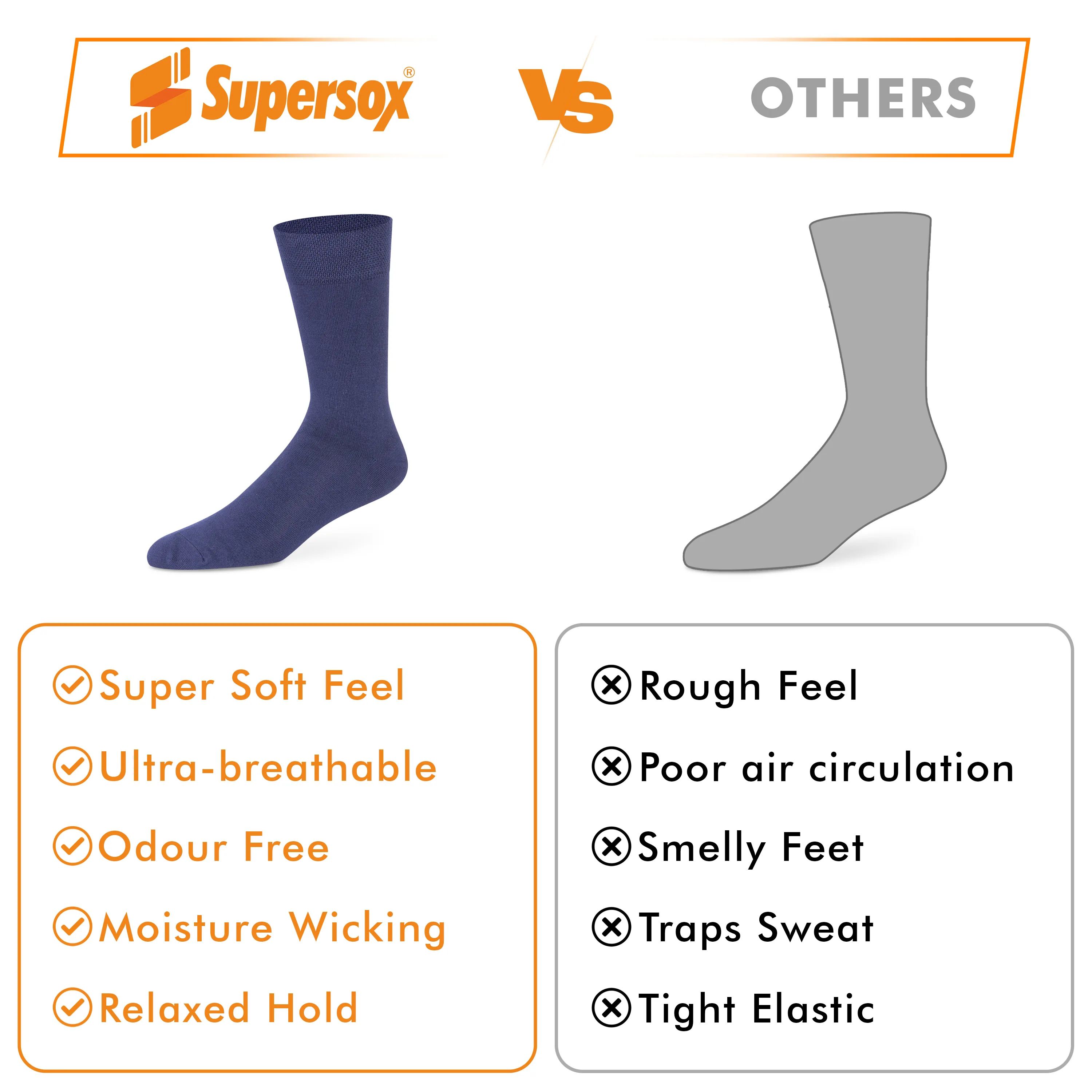 Zero Collection Crew Socks - Men (Pack of 1) - Image 4