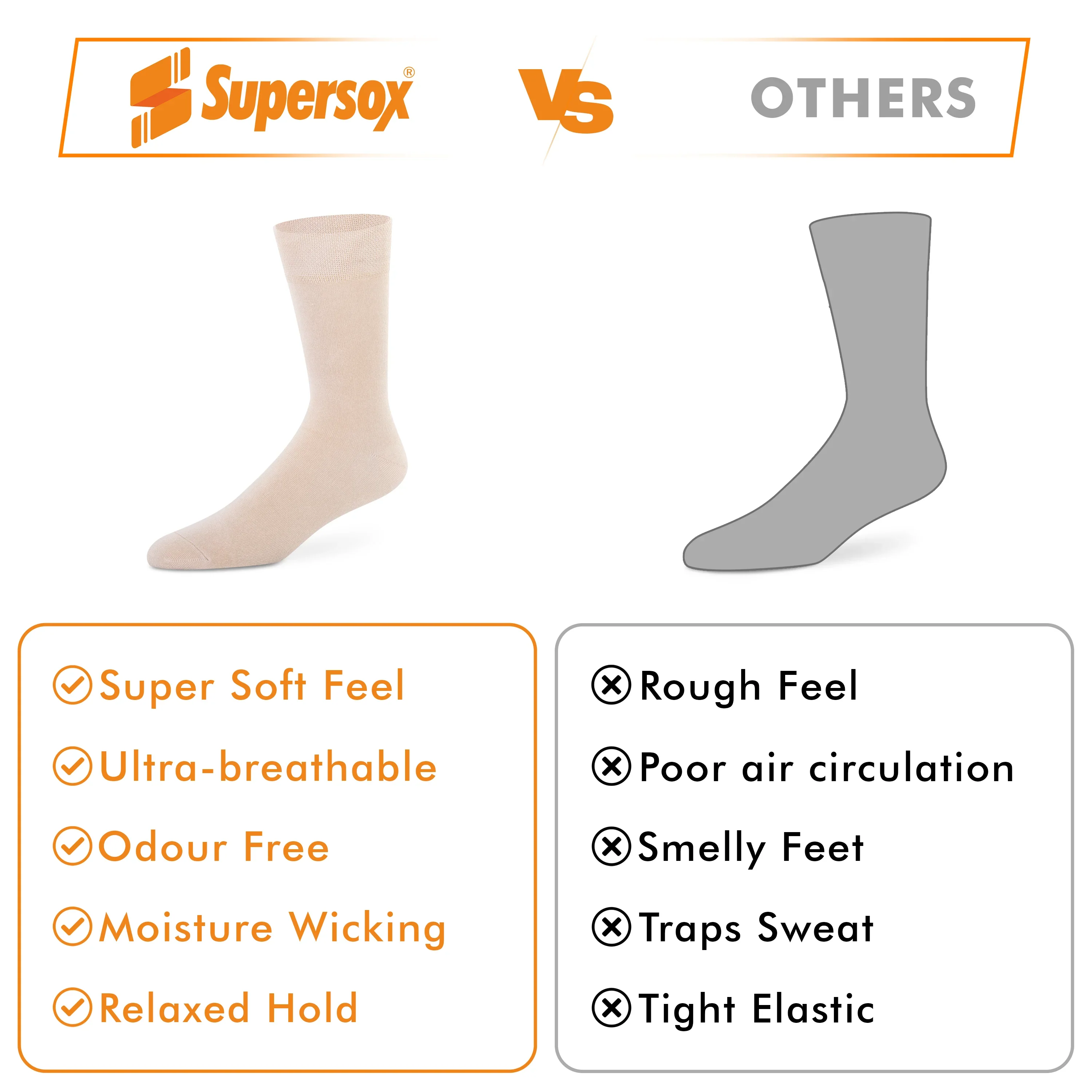 Zero Collection Crew Socks - Men (Pack of 1) - Image 4
