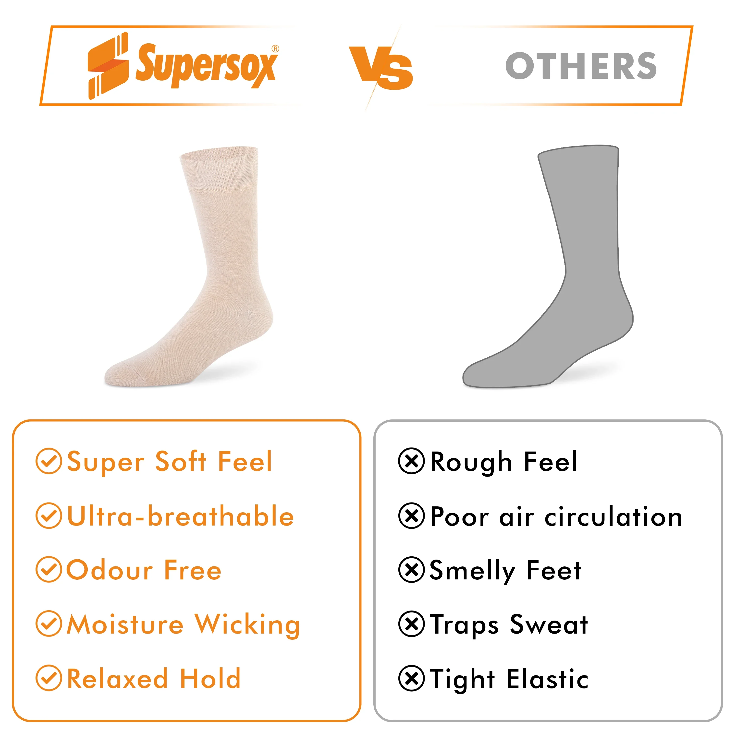 Zero Collection Crew Socks for Men (Pack of 3) - Image 16