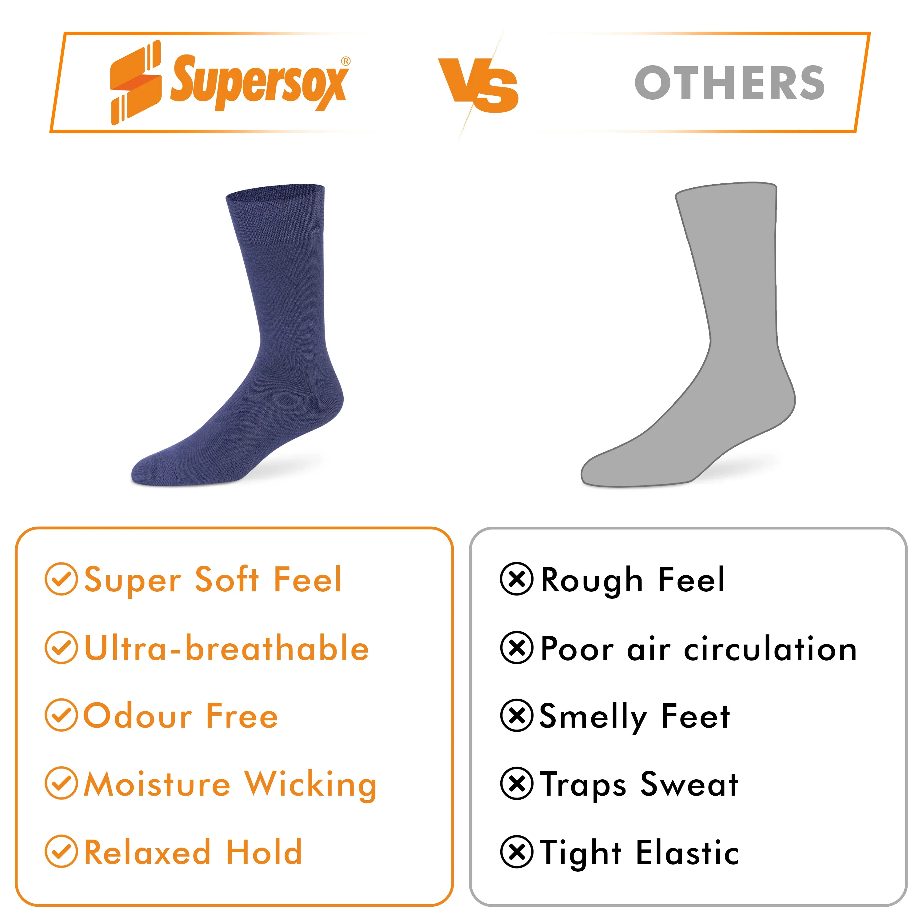 Zero Collection Crew Socks for Men (Pack of 3) - Image 18