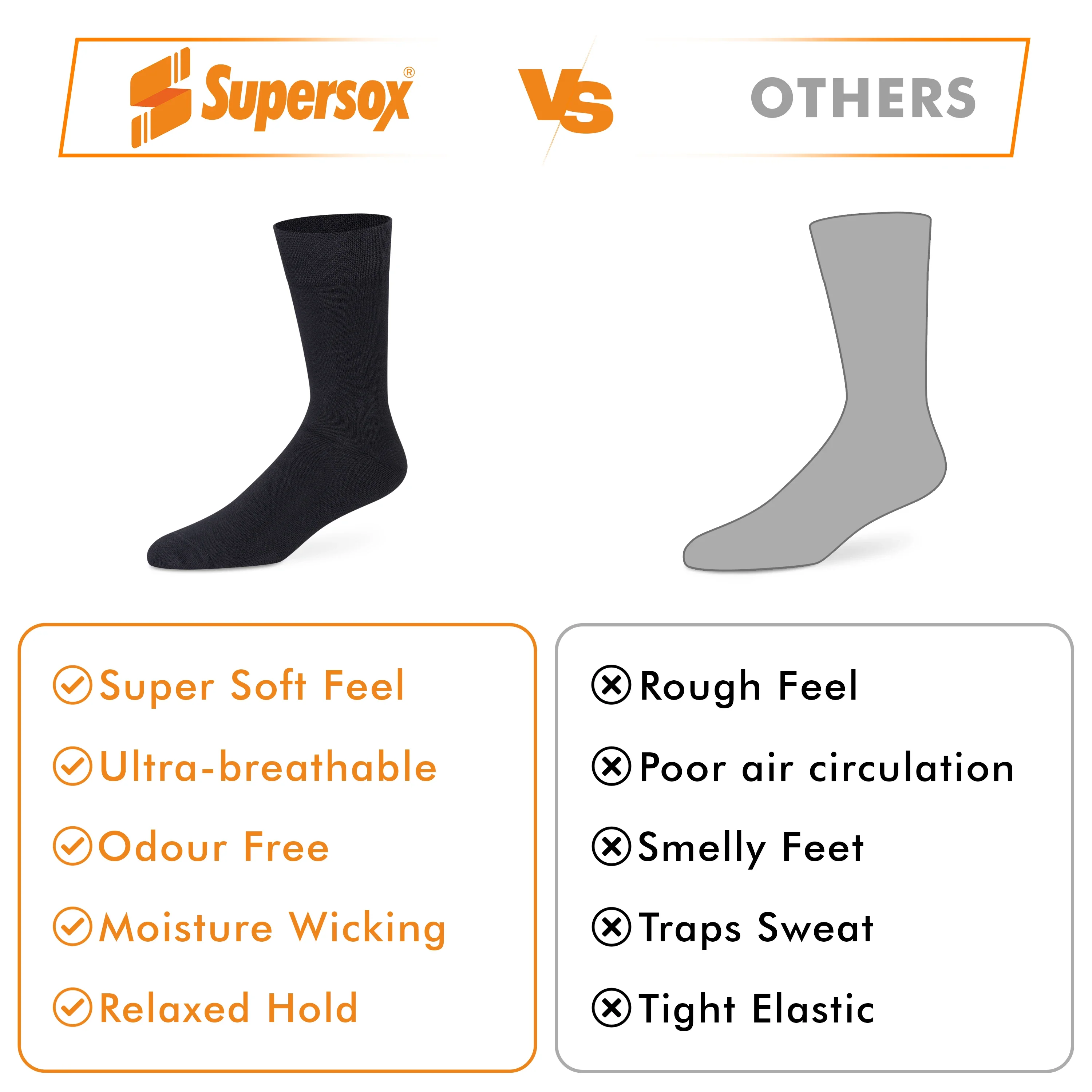 Zero Collection Crew Socks - Men (Pack of 3) - Image 5